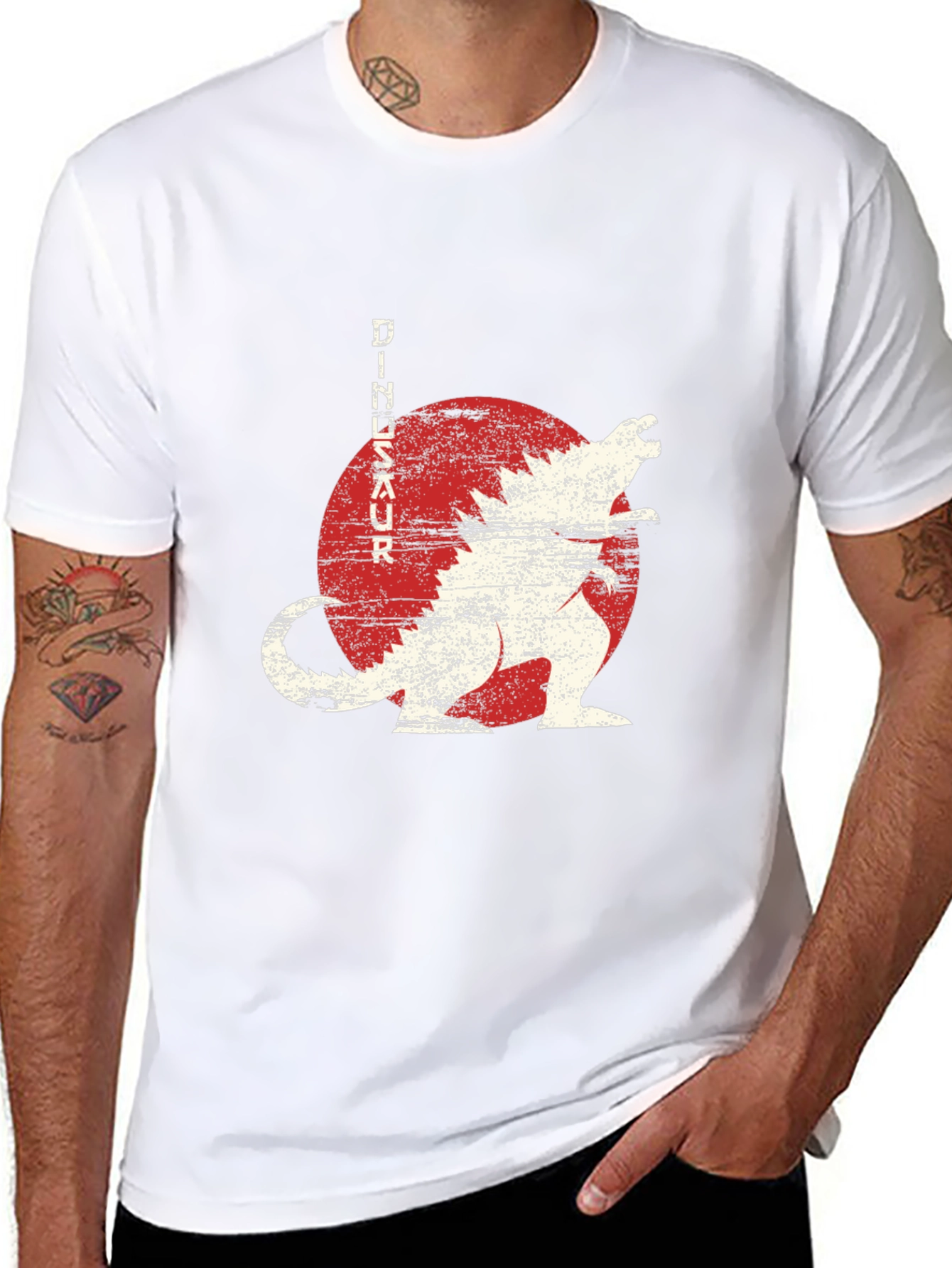 Dinosaur Graphic Tee - Japanese Style