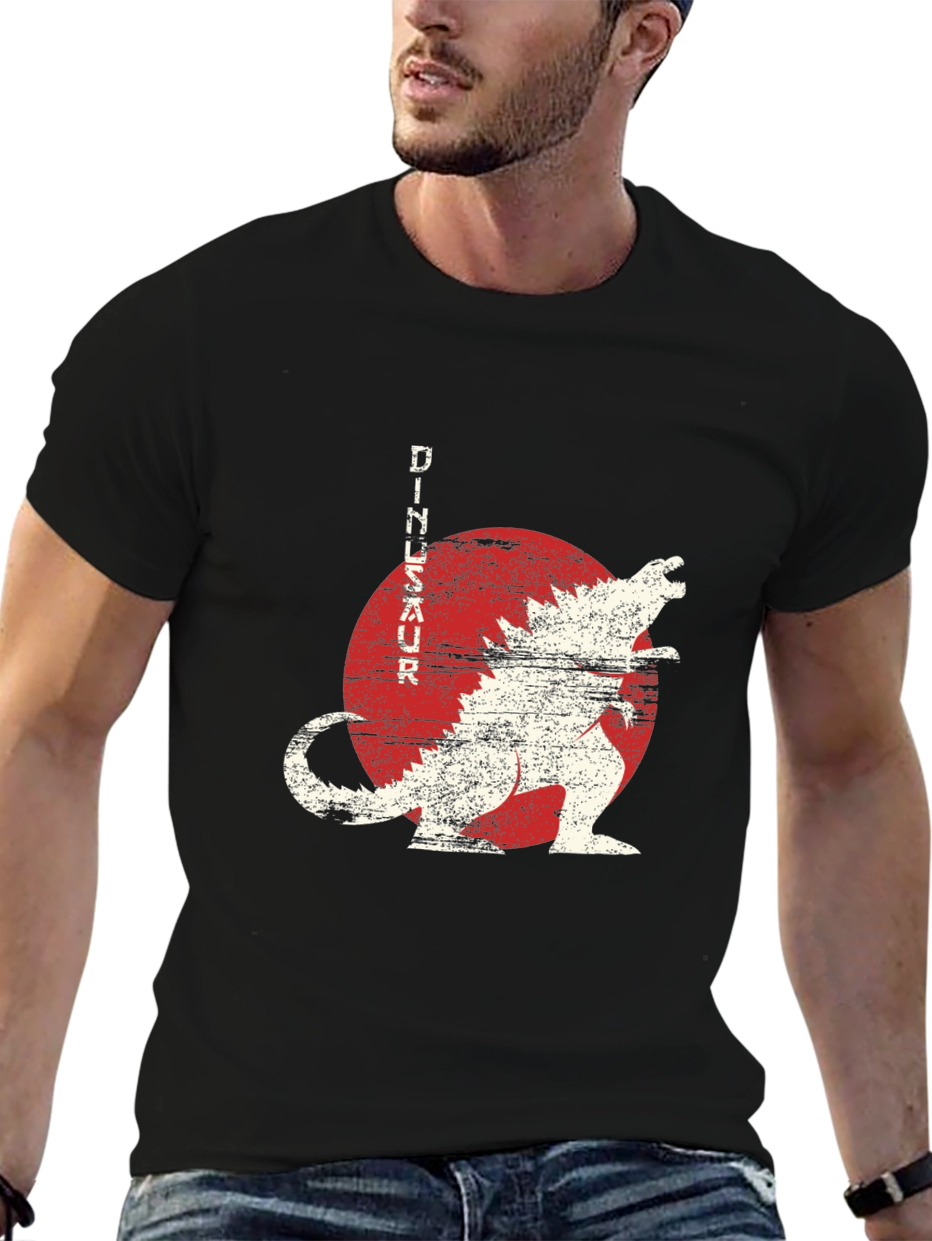 Dinosaur Graphic Tee - Japanese Style
