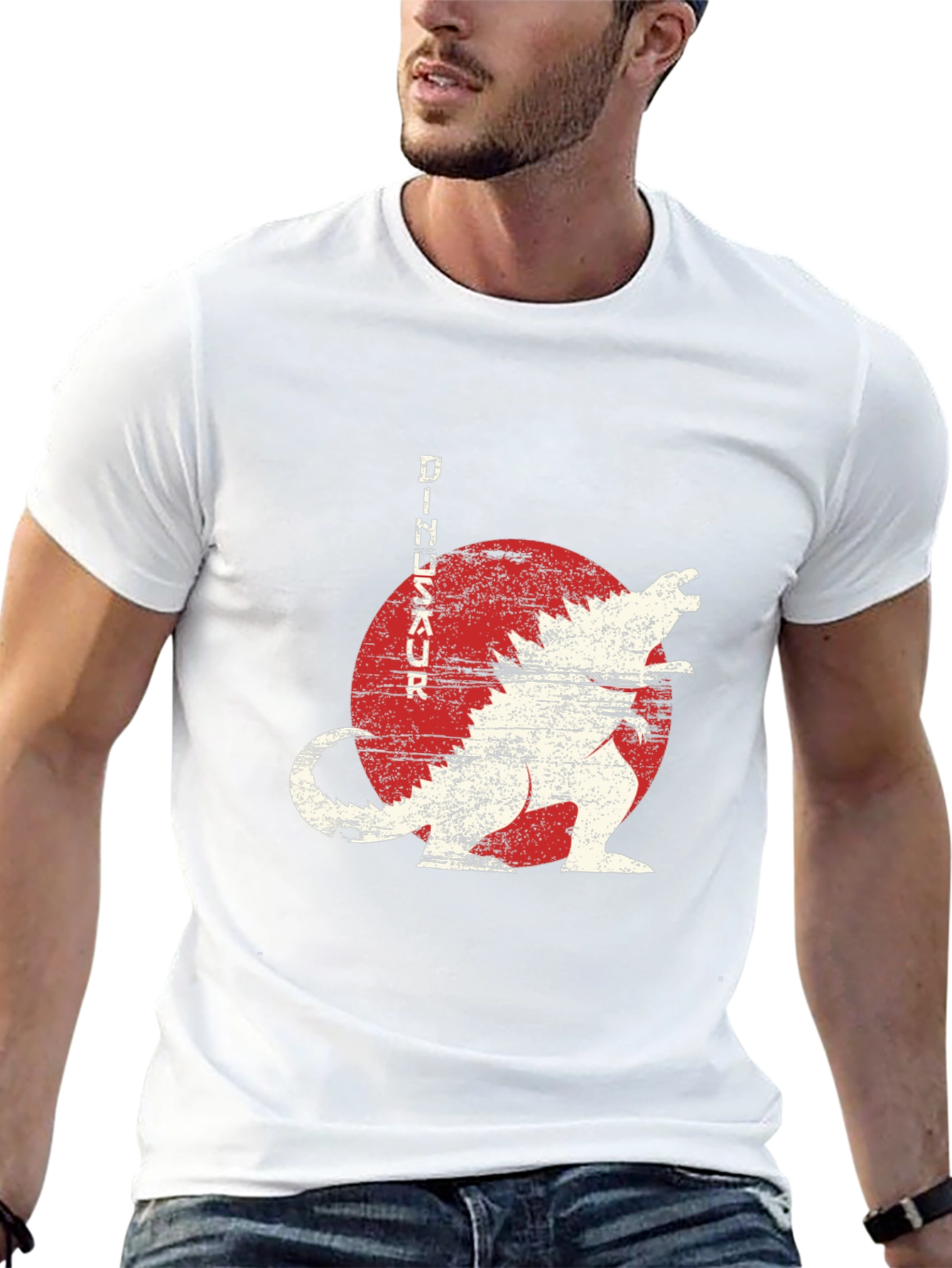 Dinosaur Graphic Tee - Japanese Style