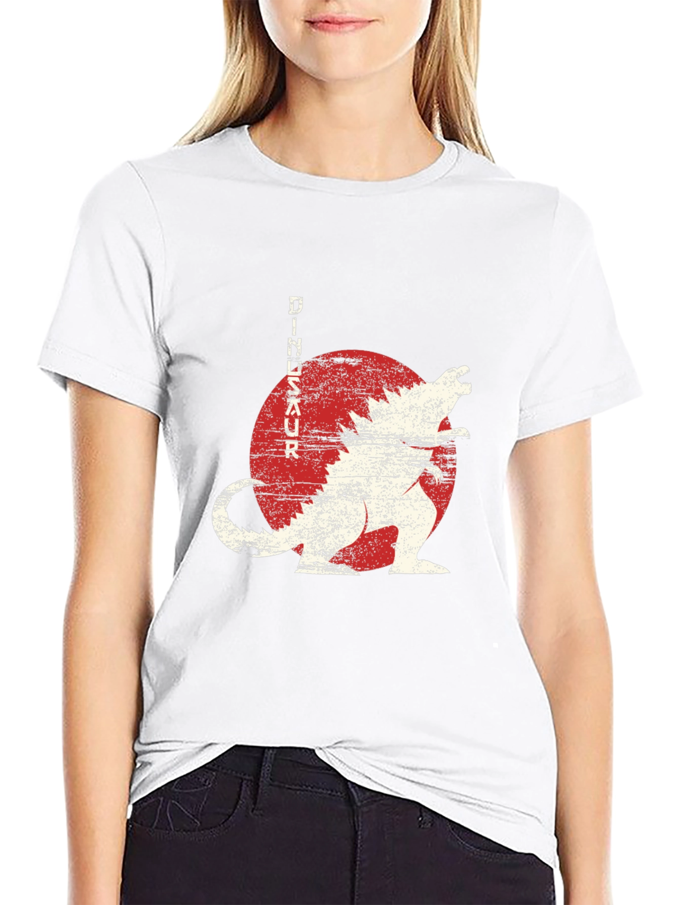 Dinosaur Graphic Tee - Japanese Style