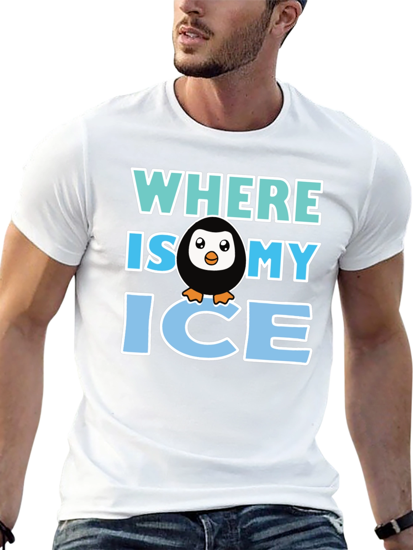 Where is my ice Penguin T-Shirt