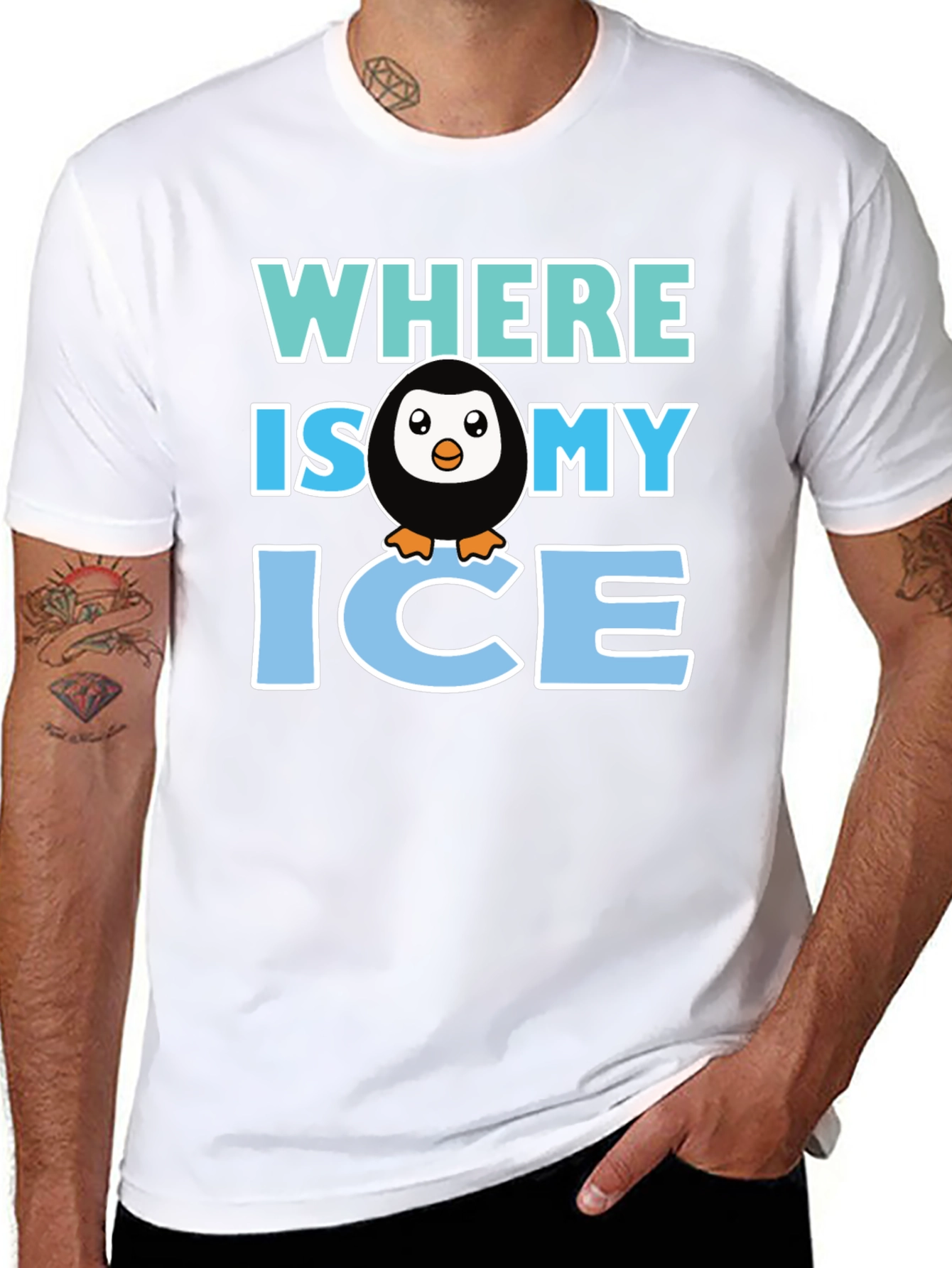 Where is my ice Penguin T-Shirt