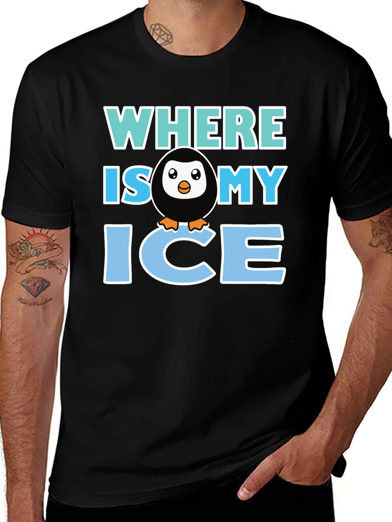 Where is my ice Penguin T-Shirt
