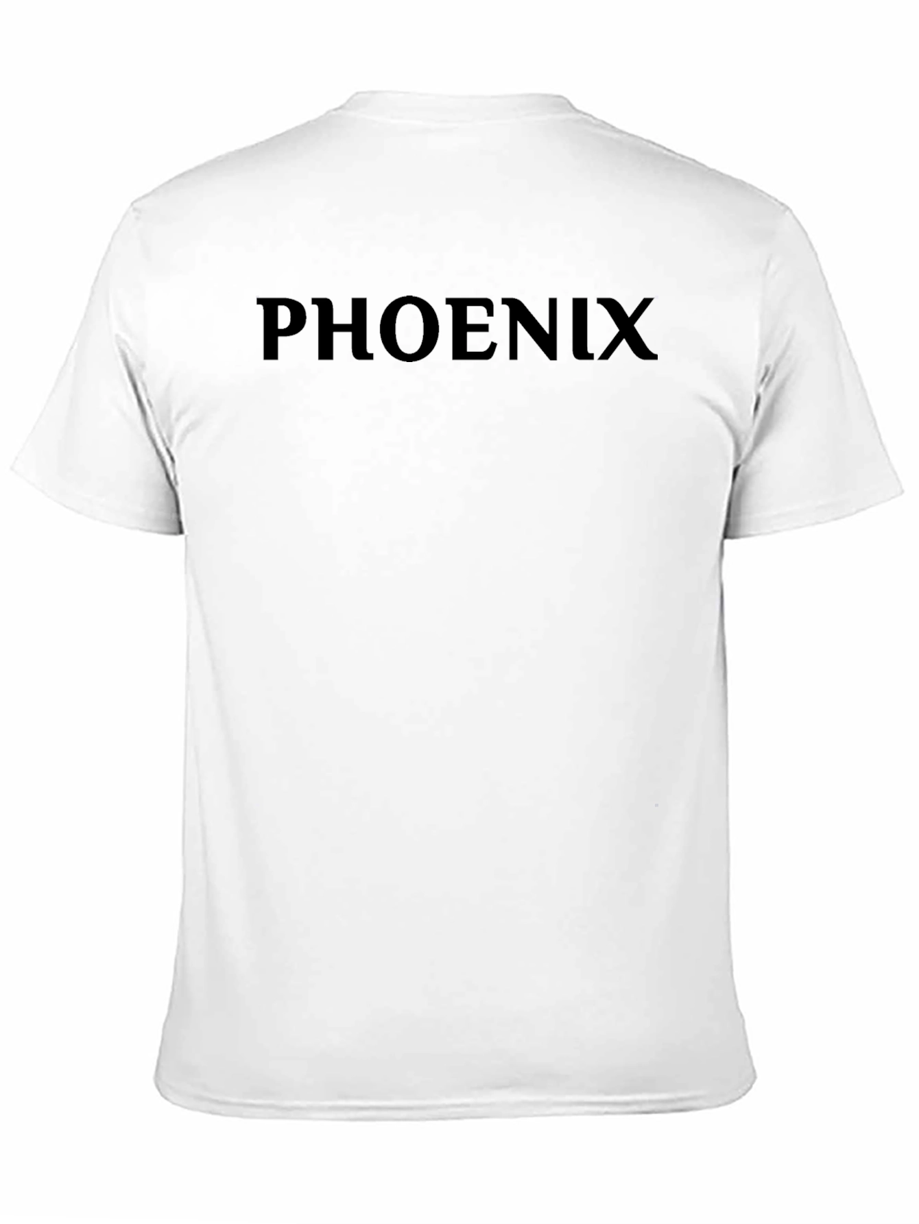 Phoenix Graphic T-Shirt - Black Casual Cotton Tee