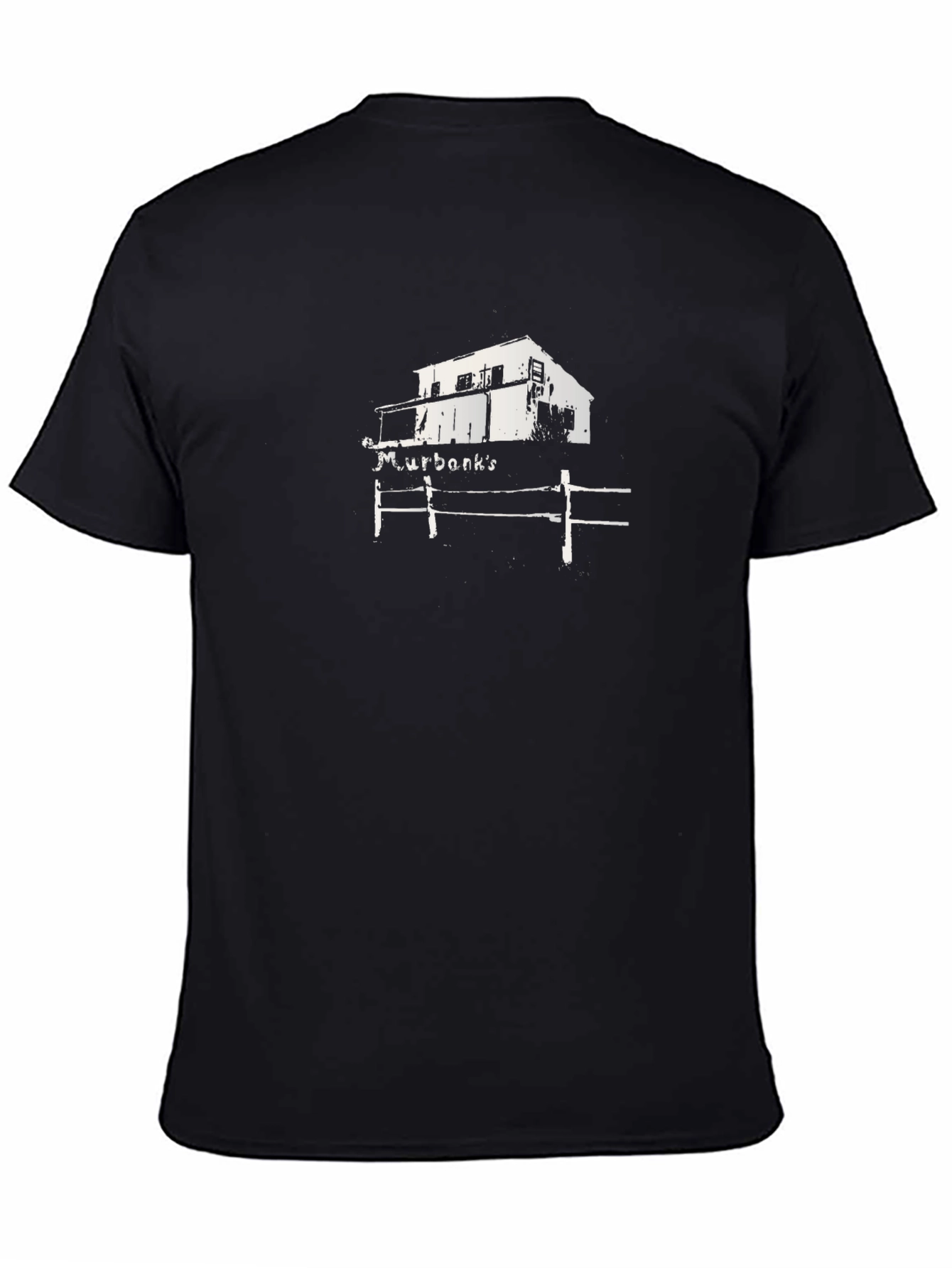 M. Urbans Black Graphic T-Shirt
