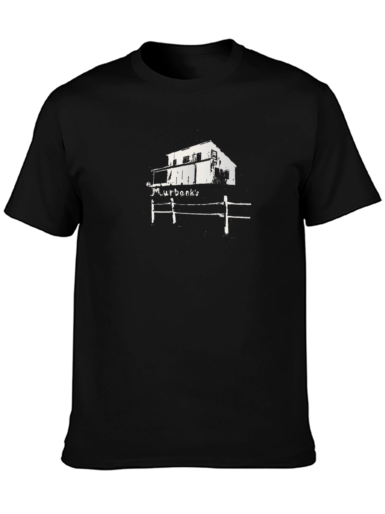 M. Urbans Black Graphic T-Shirt