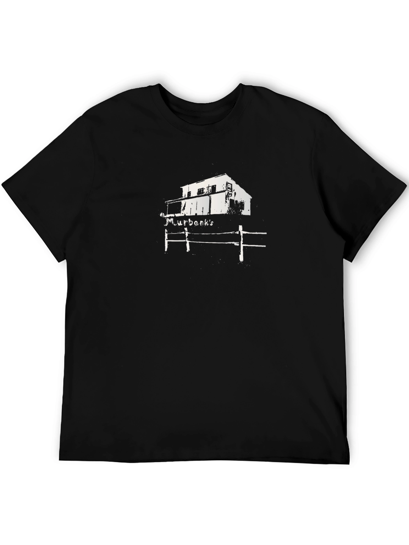 M. Urbans Black Graphic T-Shirt
