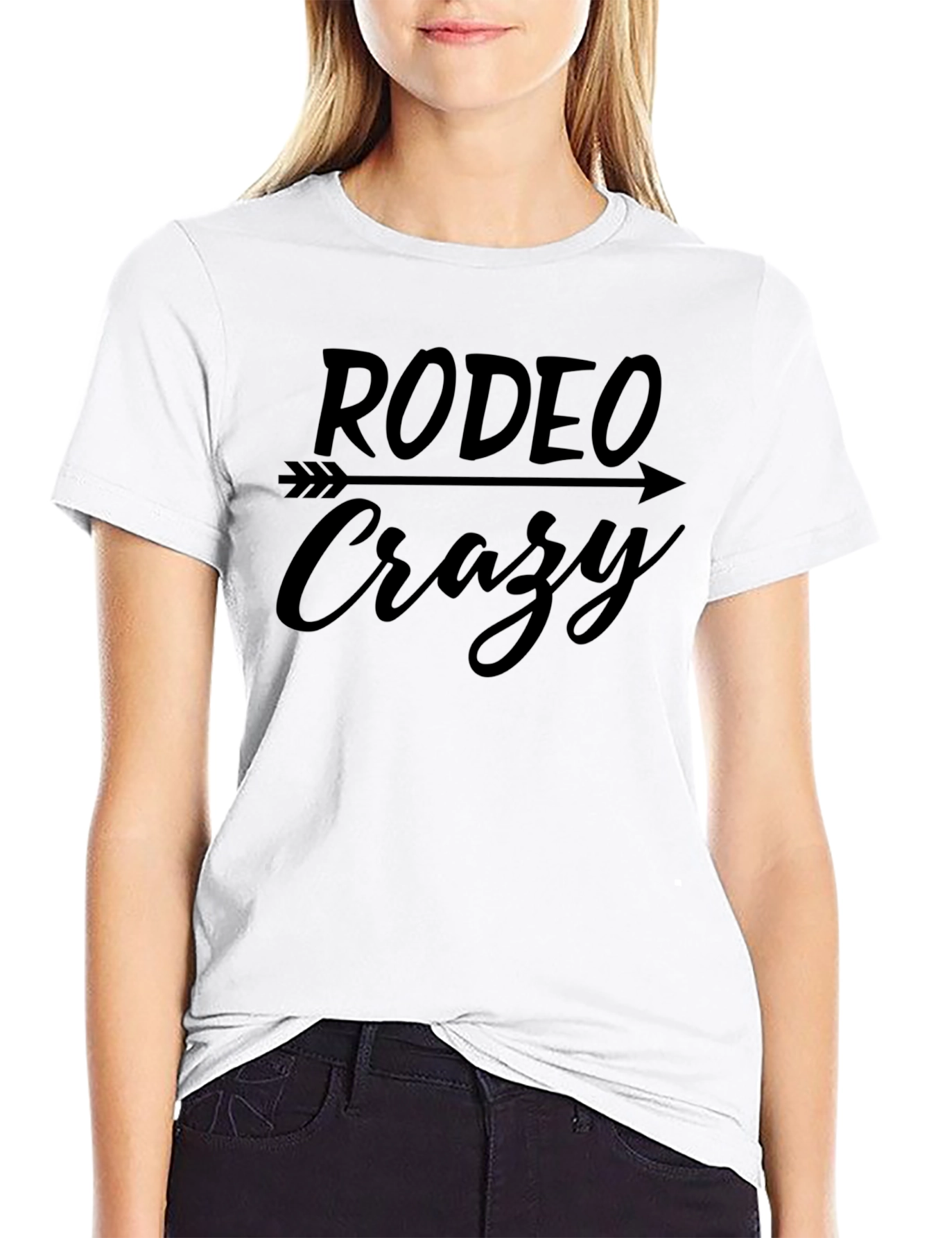 Rodeo Crazy Graphic Tee - Black Unisex T-Shirt