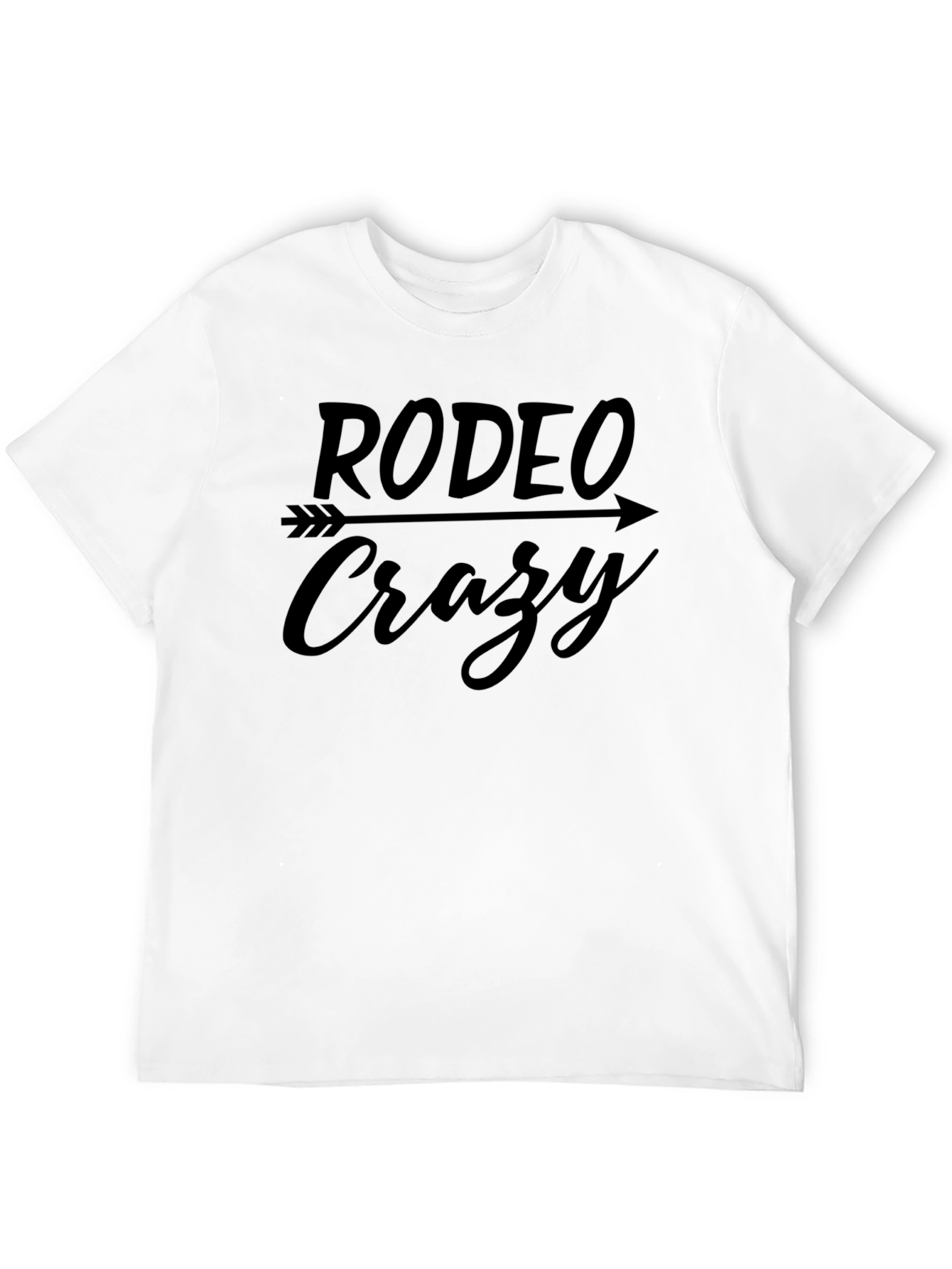 Rodeo Crazy Graphic Tee - Black Unisex T-Shirt