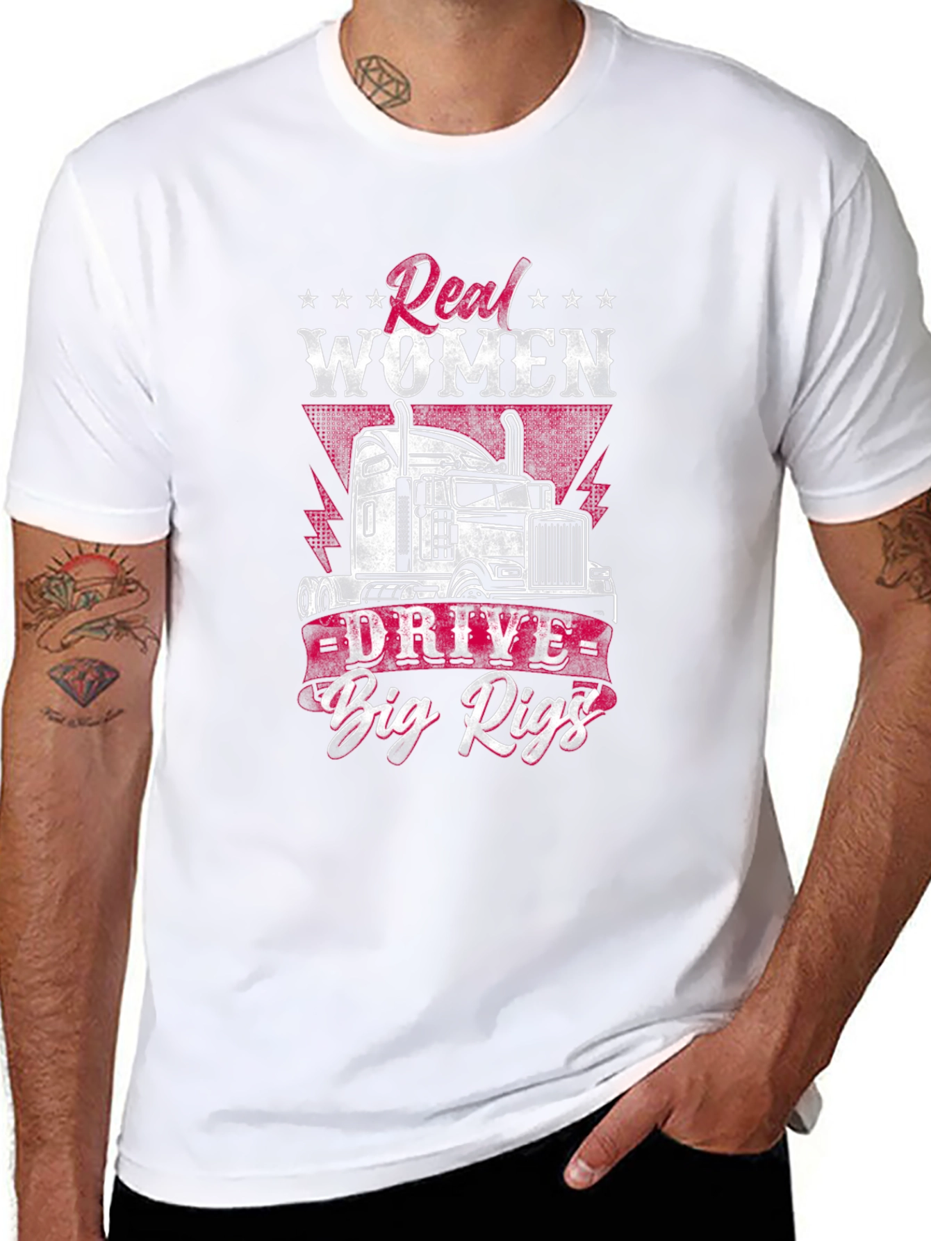 Real Women Drive Big Rigs T-Shirt