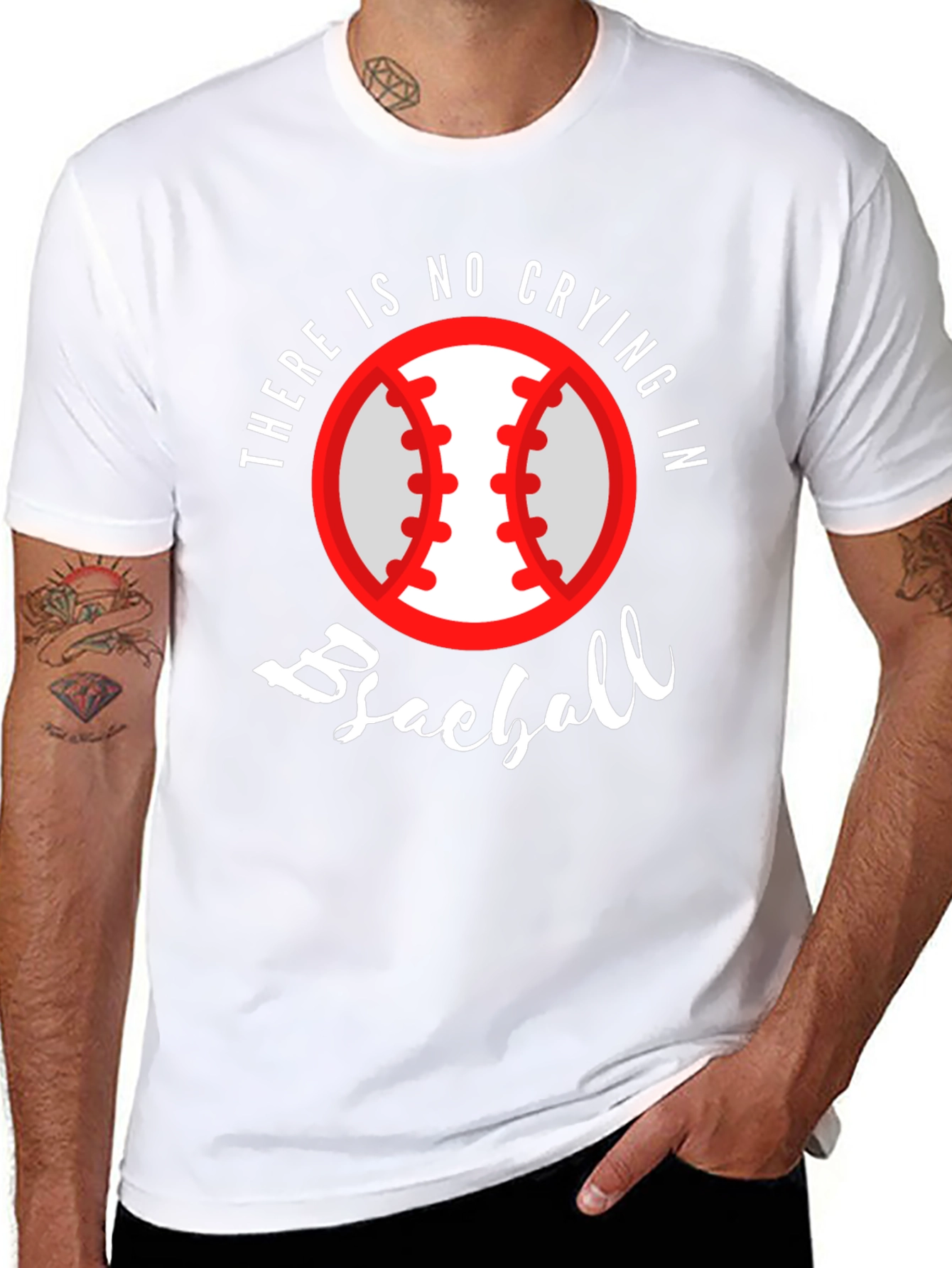 No Crying in Baseball Graphic Tee