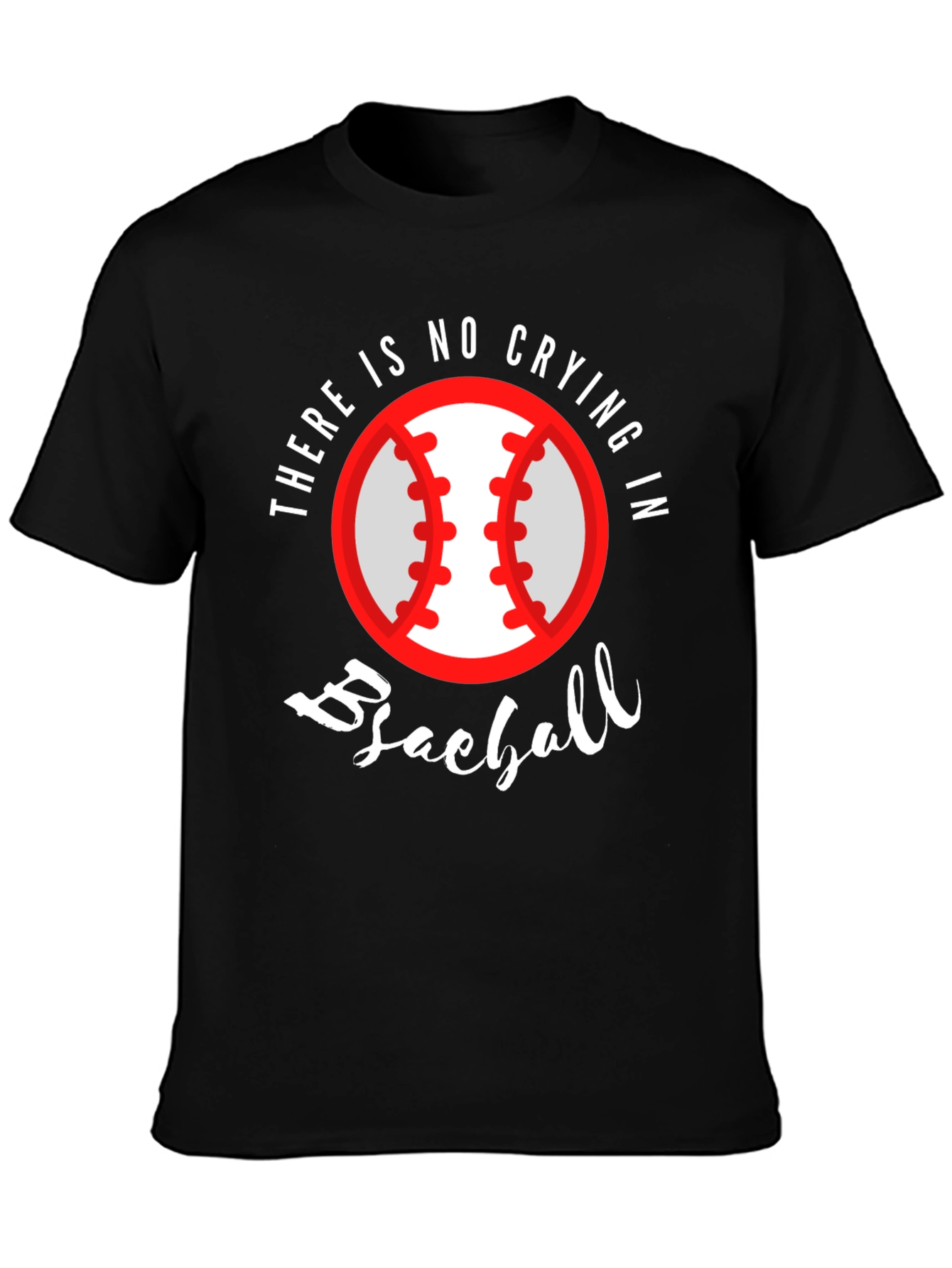 No Crying in Baseball Graphic Tee