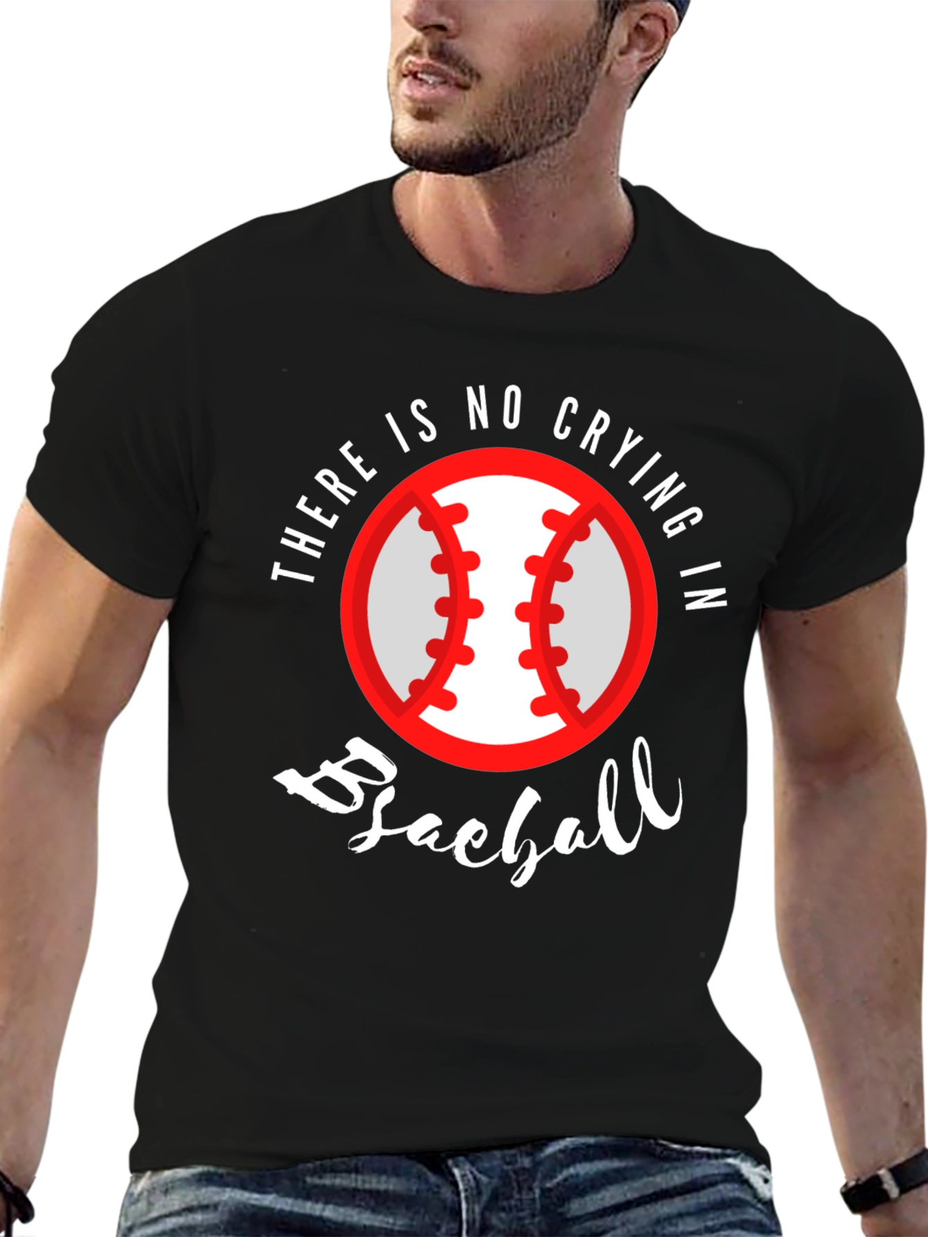 No Crying in Baseball Graphic Tee