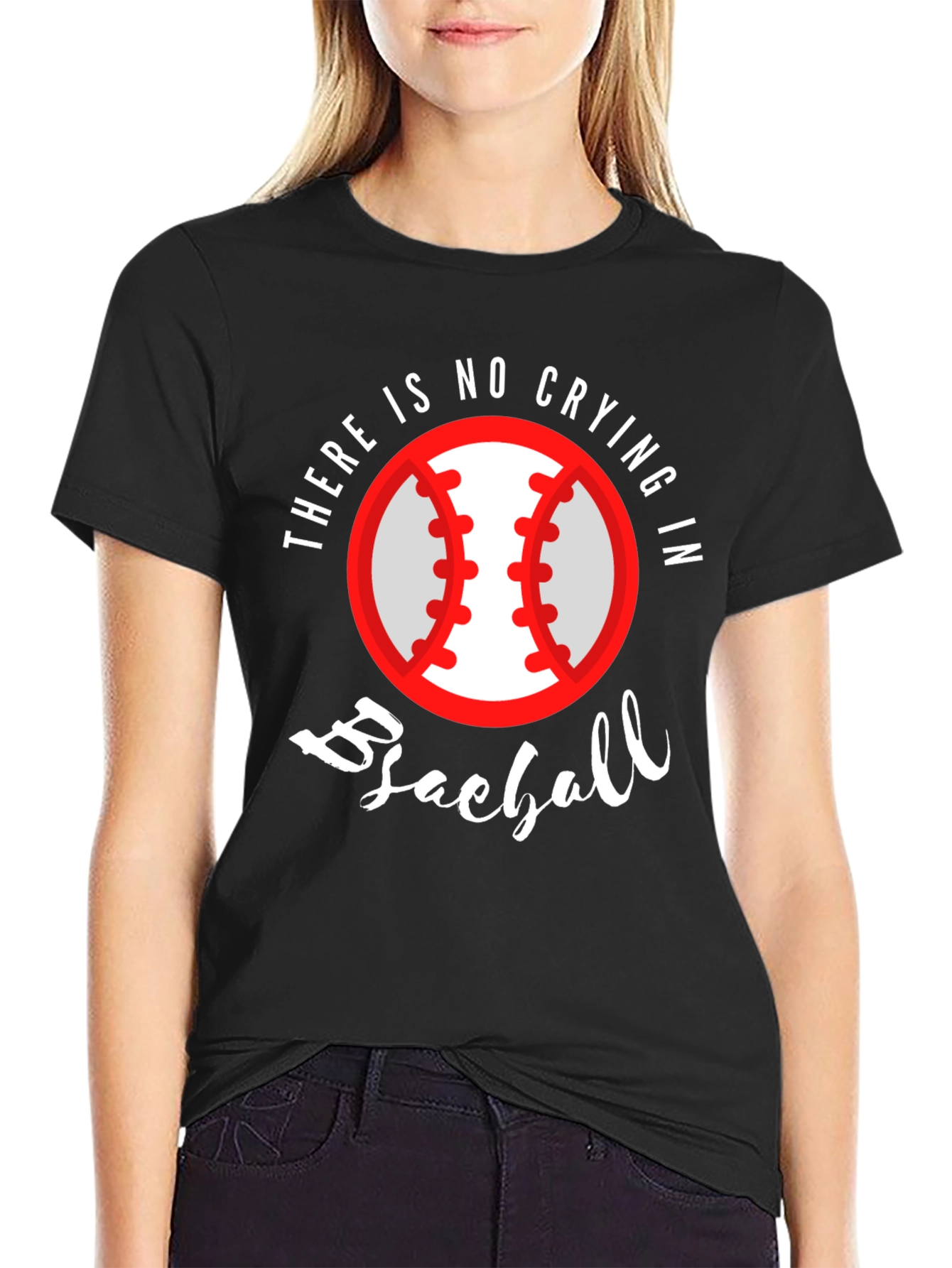 No Crying in Baseball Graphic Tee