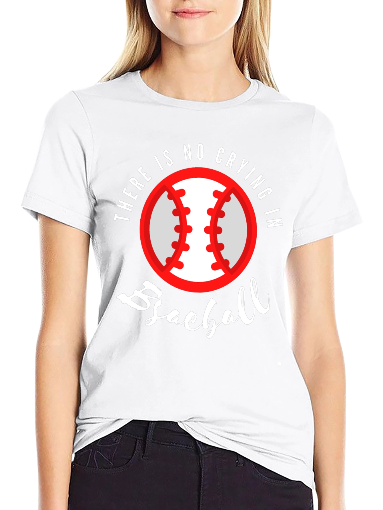 No Crying in Baseball Graphic Tee