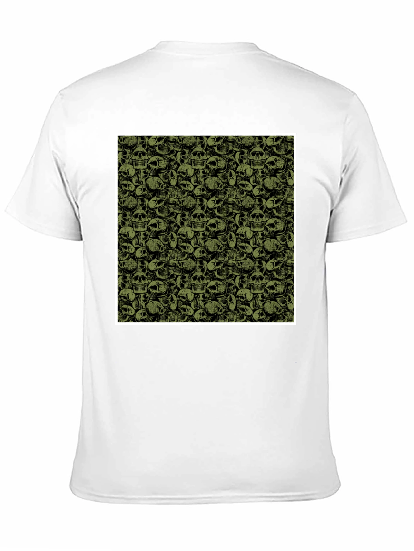 Skull Pattern Tee - Dark & Edgy Style