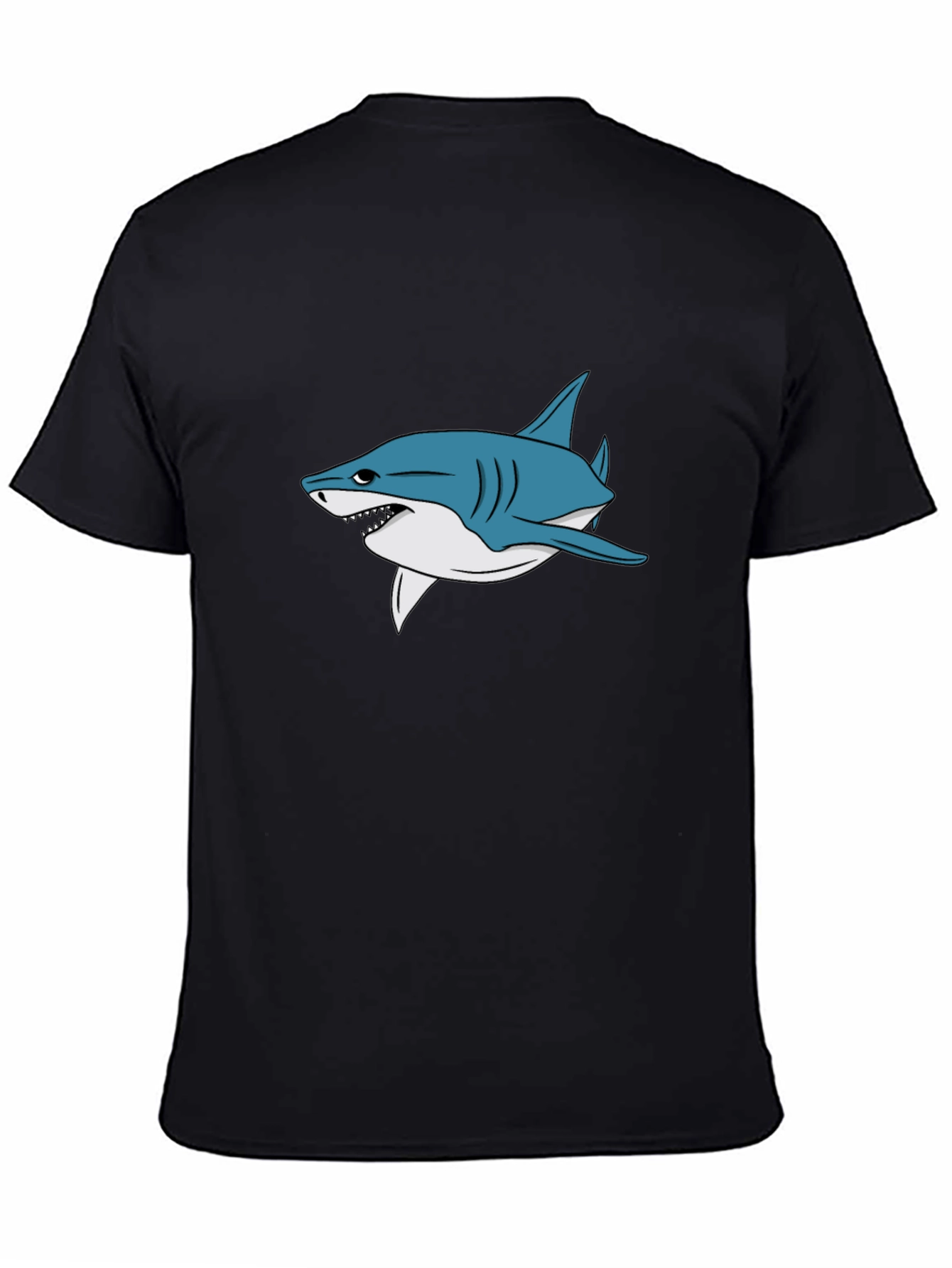 Shark Graphic Black T-Shirt