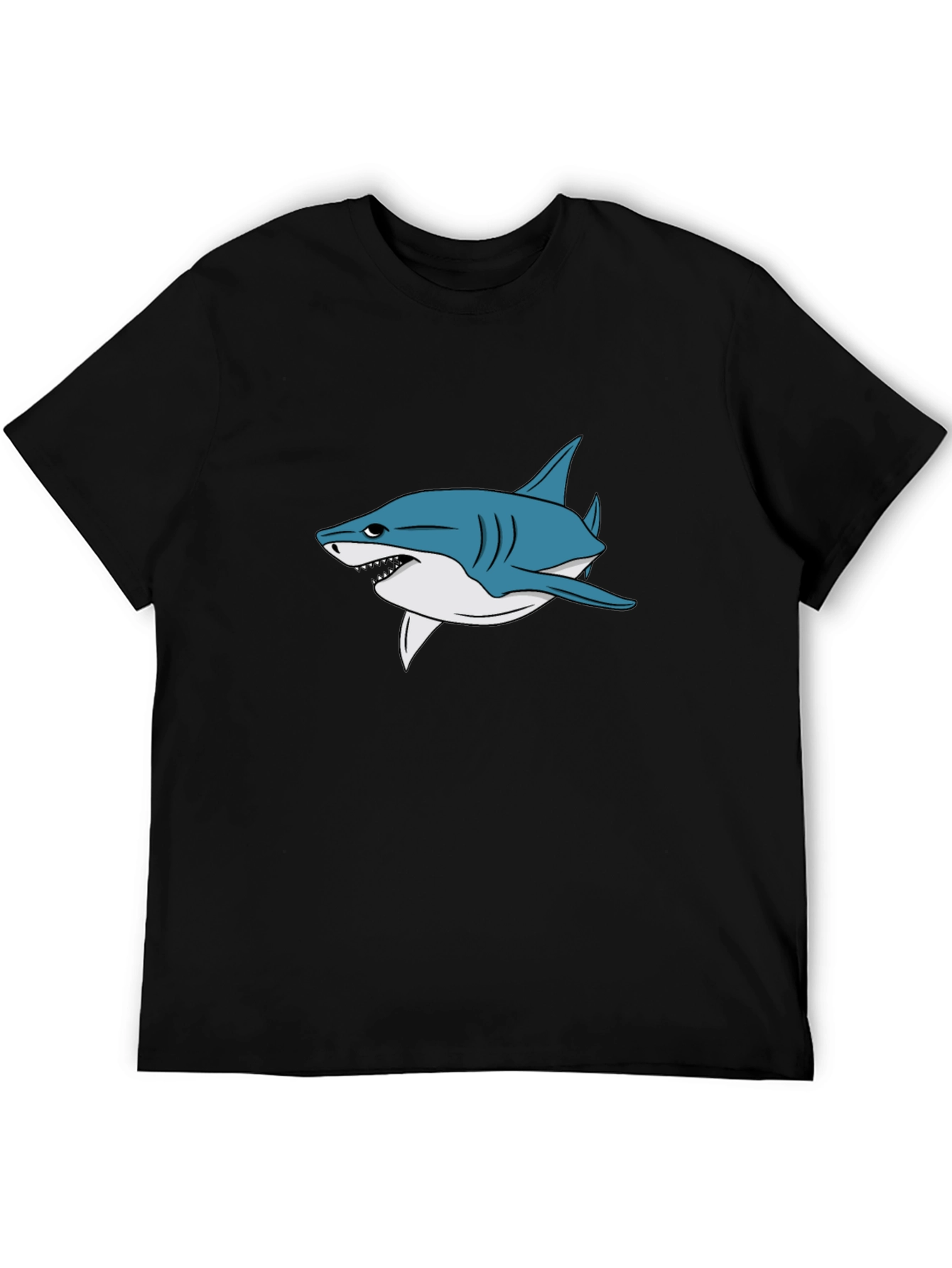 Shark Graphic Black T-Shirt
