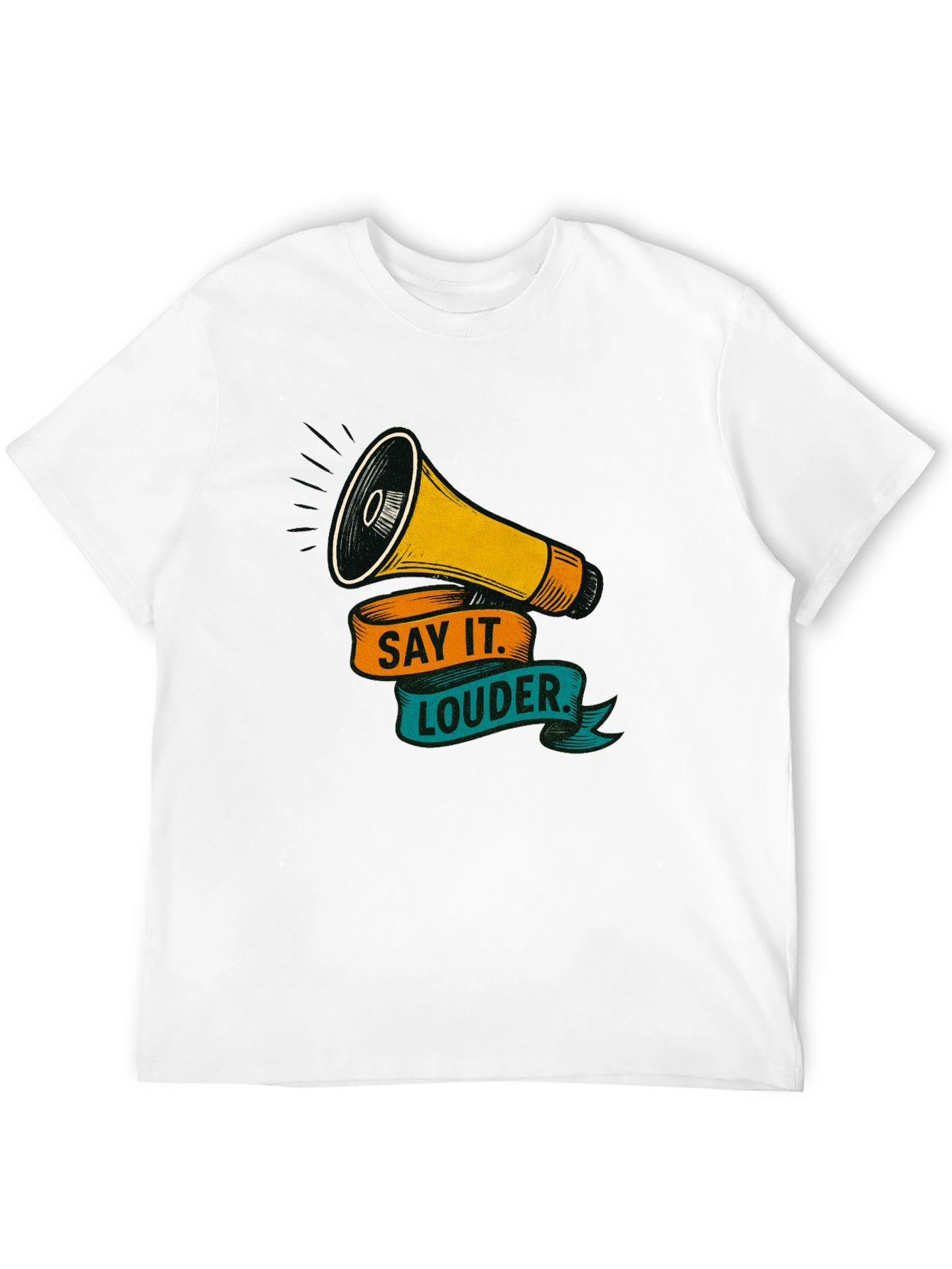 Say It Louder Graphic Tee - Bold Statement Shirt