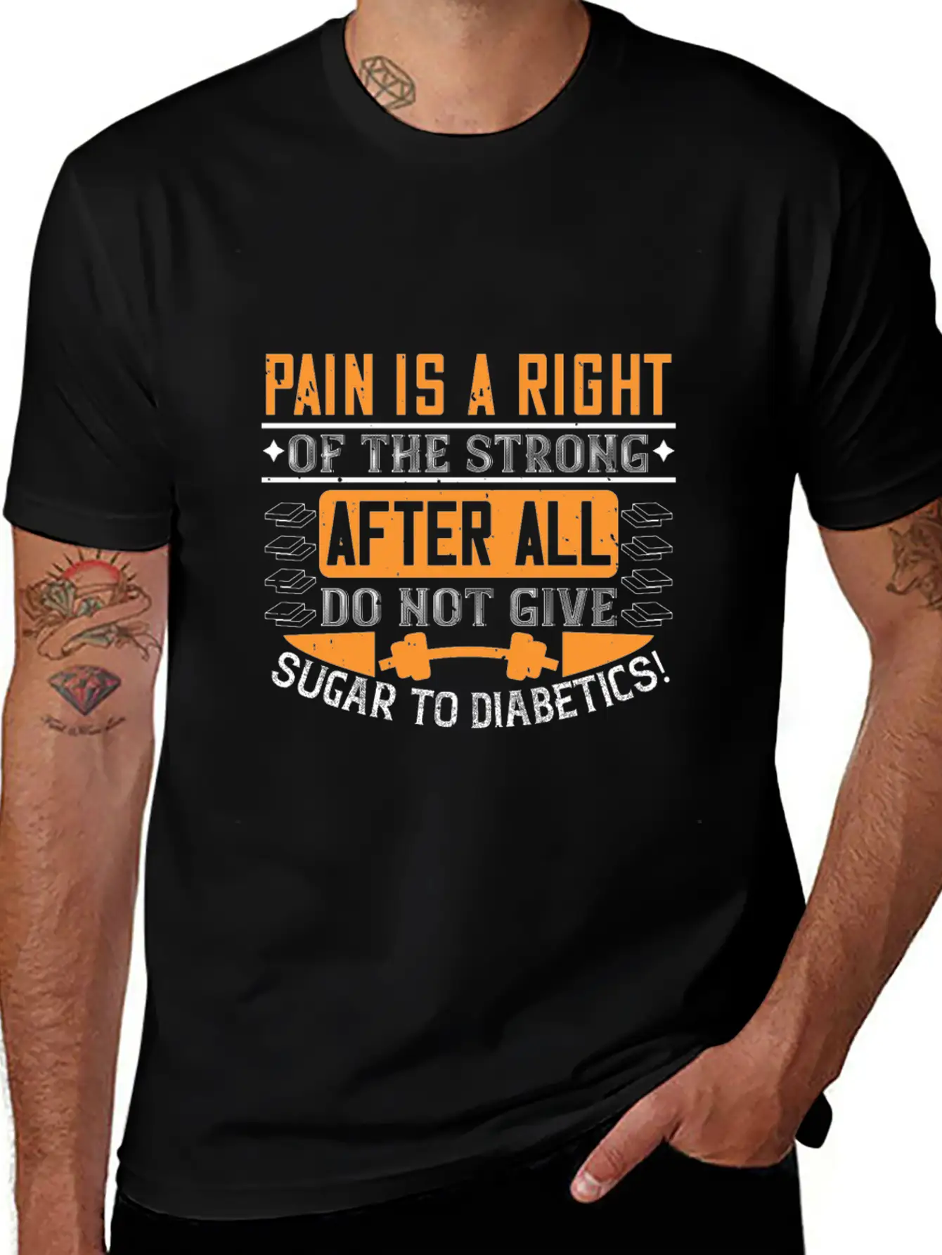Pain Is A Right Of The Strong. After All, Do Not G Timeless Short Sleeve Tee – Comfy And Minimalist Design