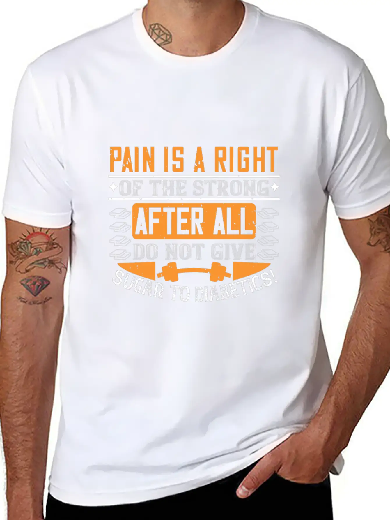 Pain Is A Right Of The Strong. After All, Do Not G Timeless Short Sleeve Tee – Comfy And Minimalist Design