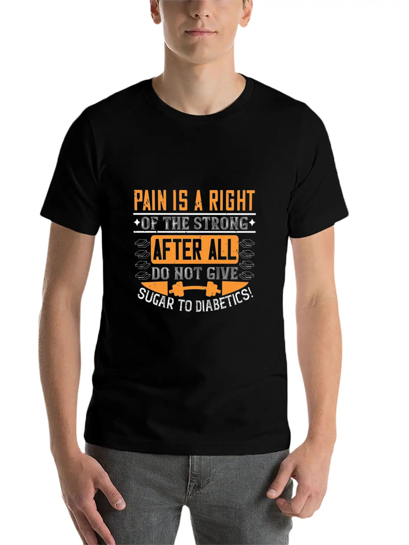 Pain Is A Right Of The Strong. After All, Do Not G Timeless Short Sleeve Tee – Comfy And Minimalist Design