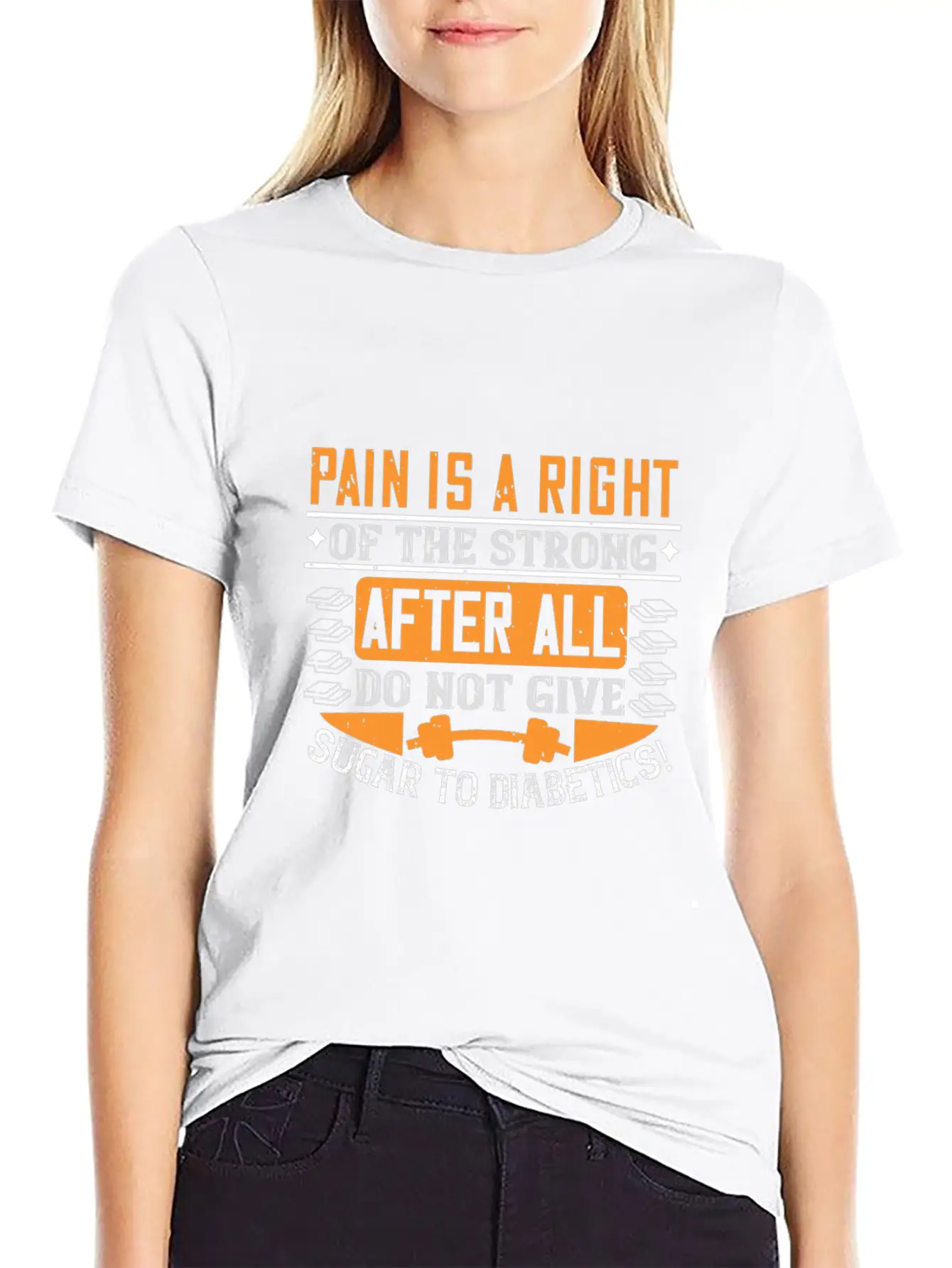 Pain Is A Right Of The Strong. After All, Do Not G Timeless Short Sleeve Tee – Comfy And Minimalist Design