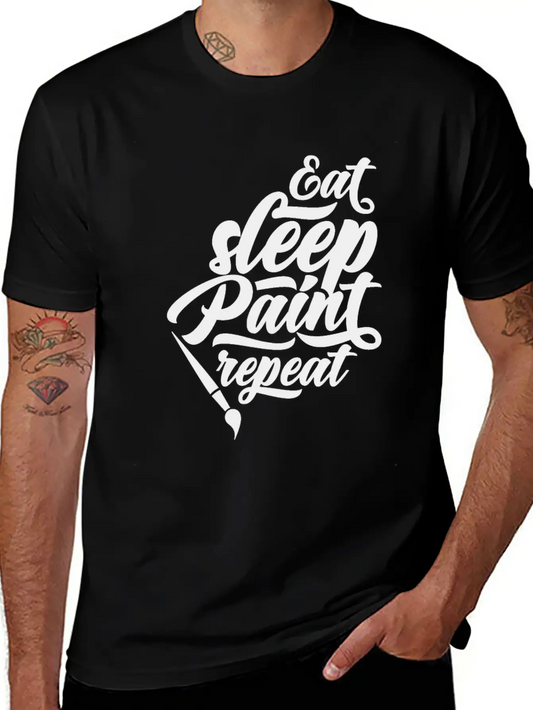 Paint Business Basic Graphic T-Shirt – Daily Comfort In Soft Cotton