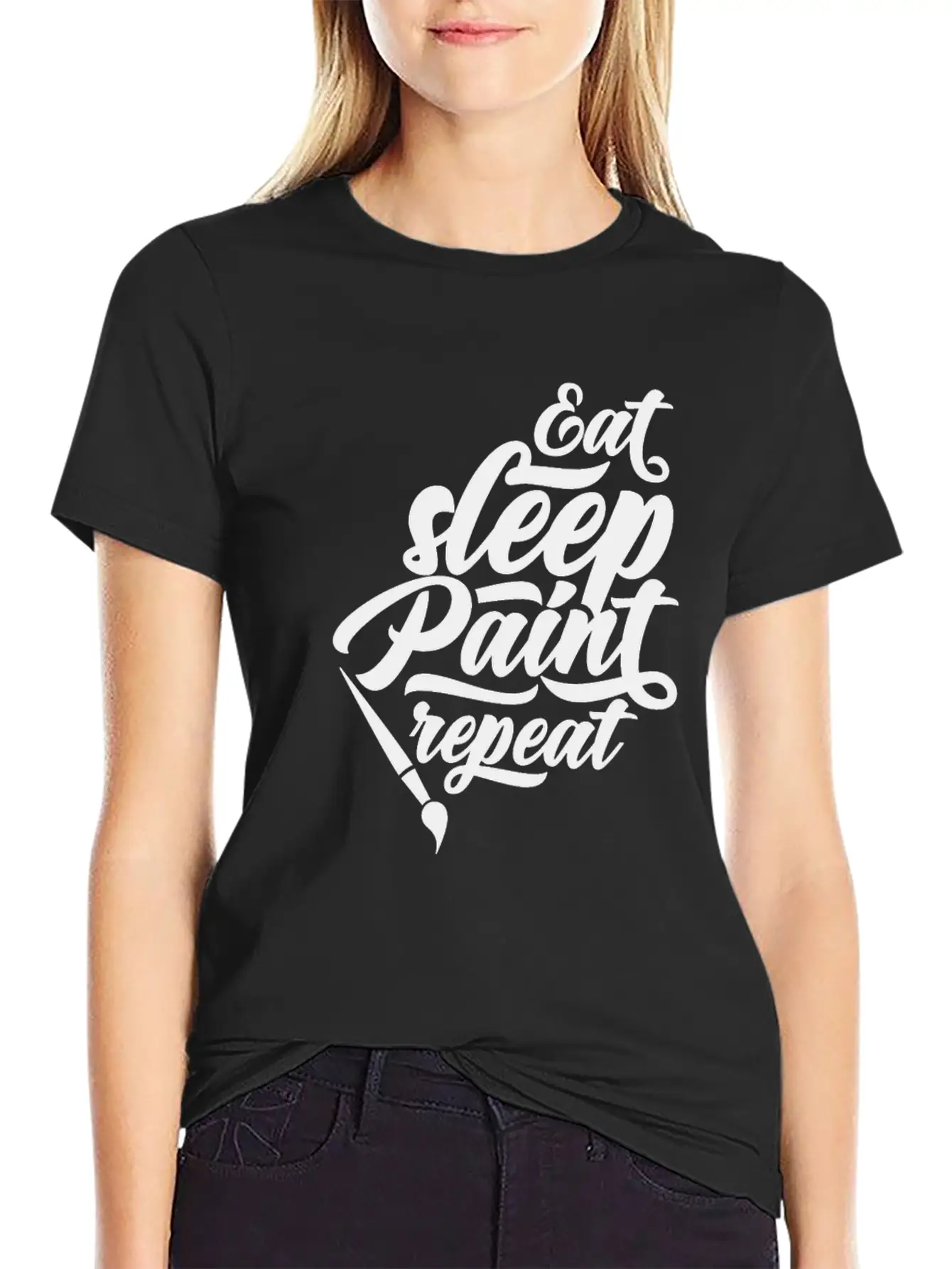 Paint Business Basic Graphic T-Shirt – Daily Comfort In Soft Cotton