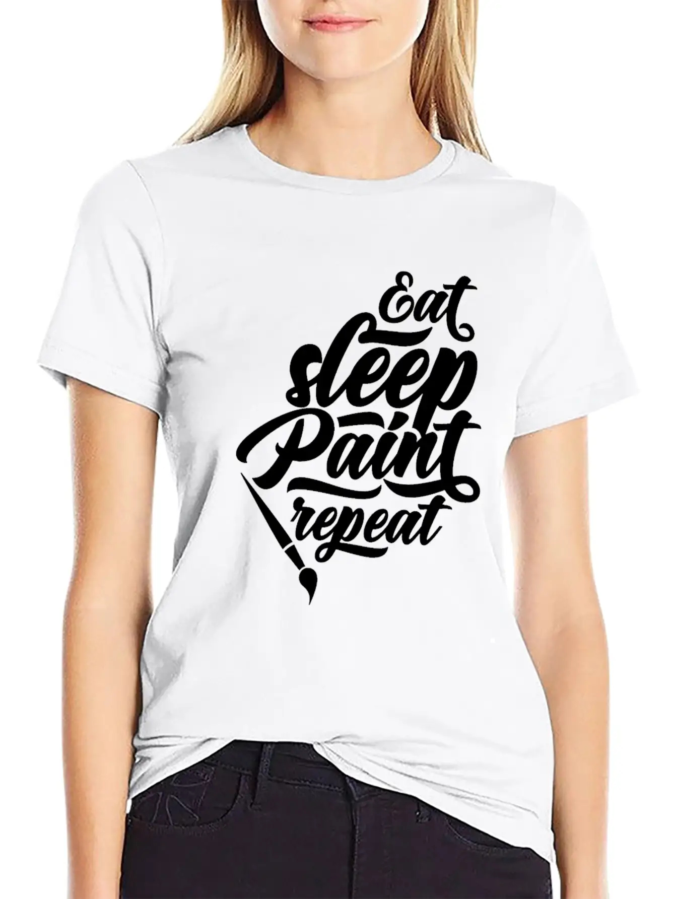 Paint Business Basic Graphic T-Shirt – Daily Comfort In Soft Cotton