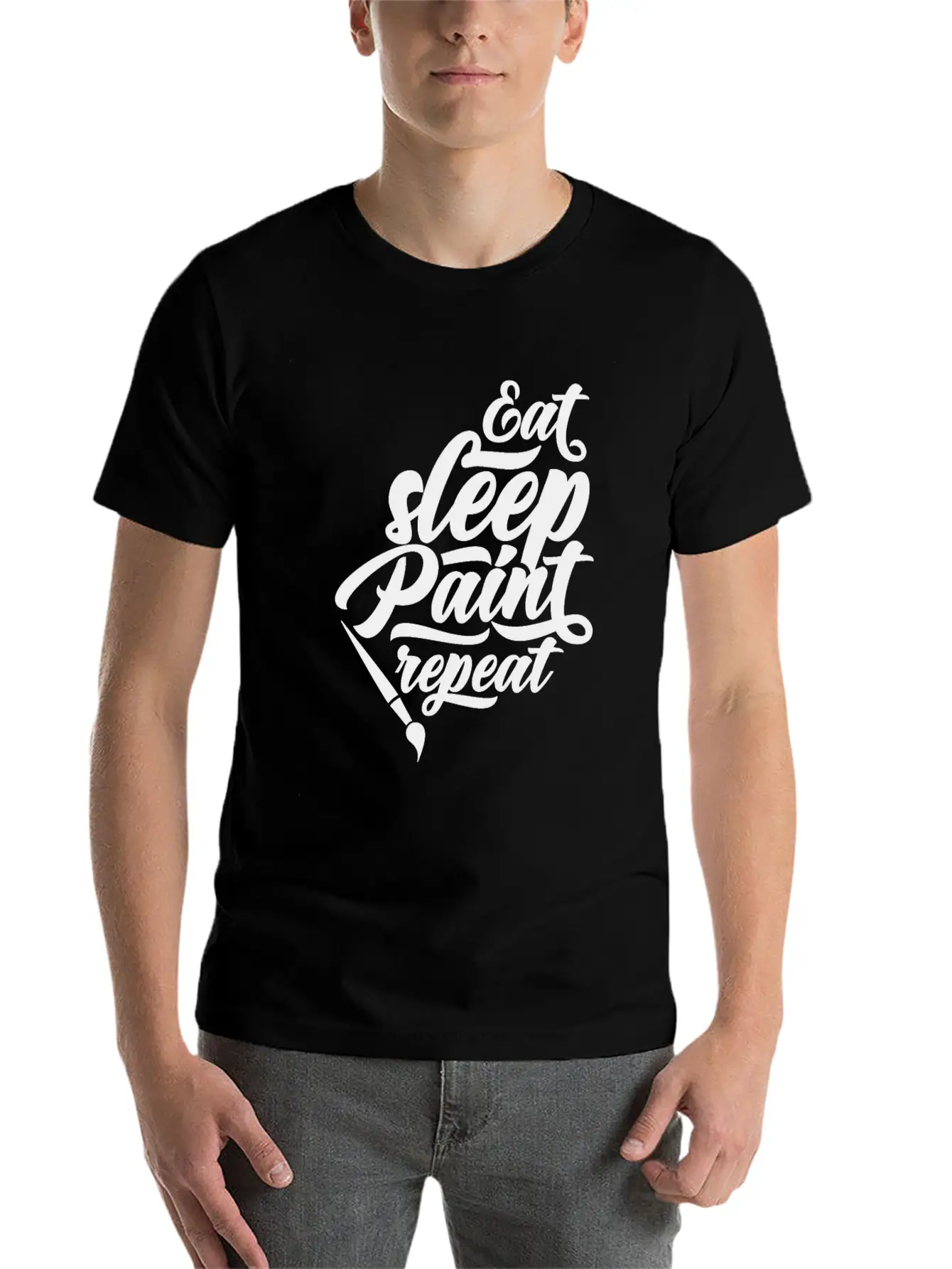 Paint Business Basic Graphic T-Shirt – Daily Comfort In Soft Cotton