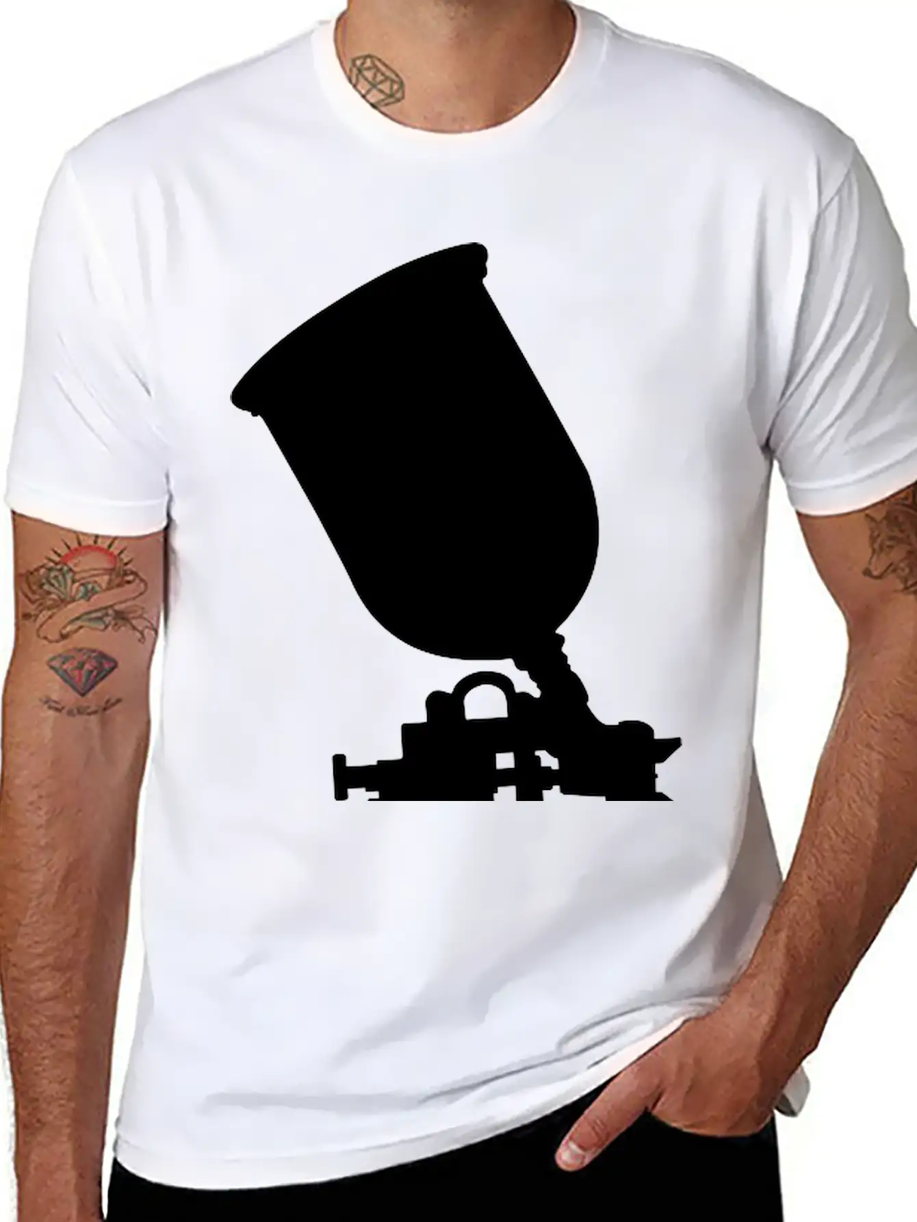 Paint Sprayer Unisex Short Sleeve Soft Cotton T-Shirt – Casual Everyday Wear