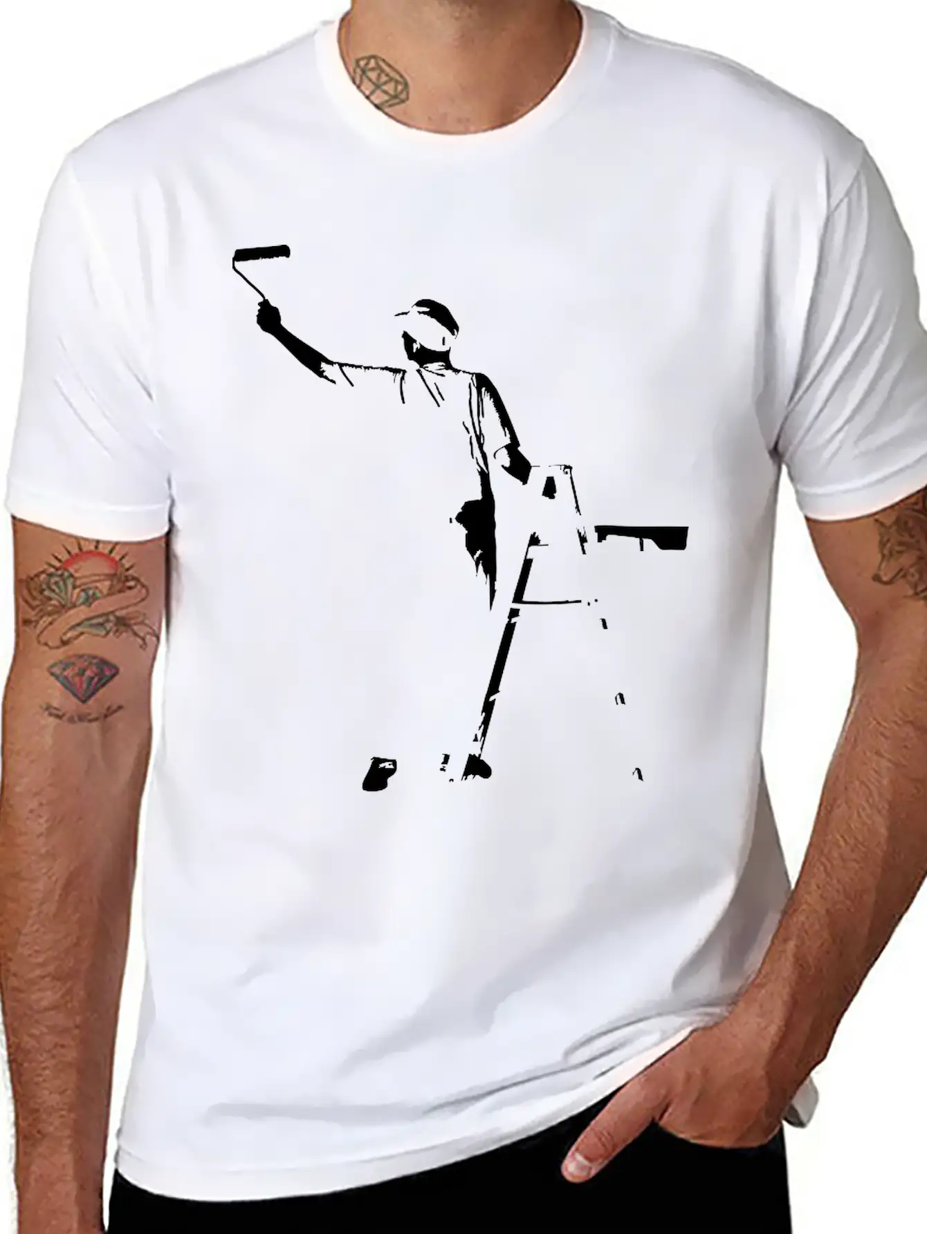 Paint Timeless Short Sleeve Tee – Comfy And Minimalist Design