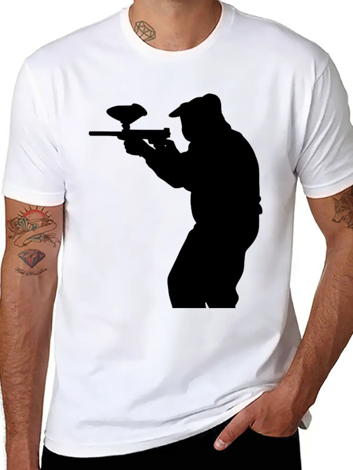 Paintball Gotcha Funsport Airsoft Softair Airgun Unisex Short Sleeve Soft Cotton T-Shirt – Casual Everyday Wear