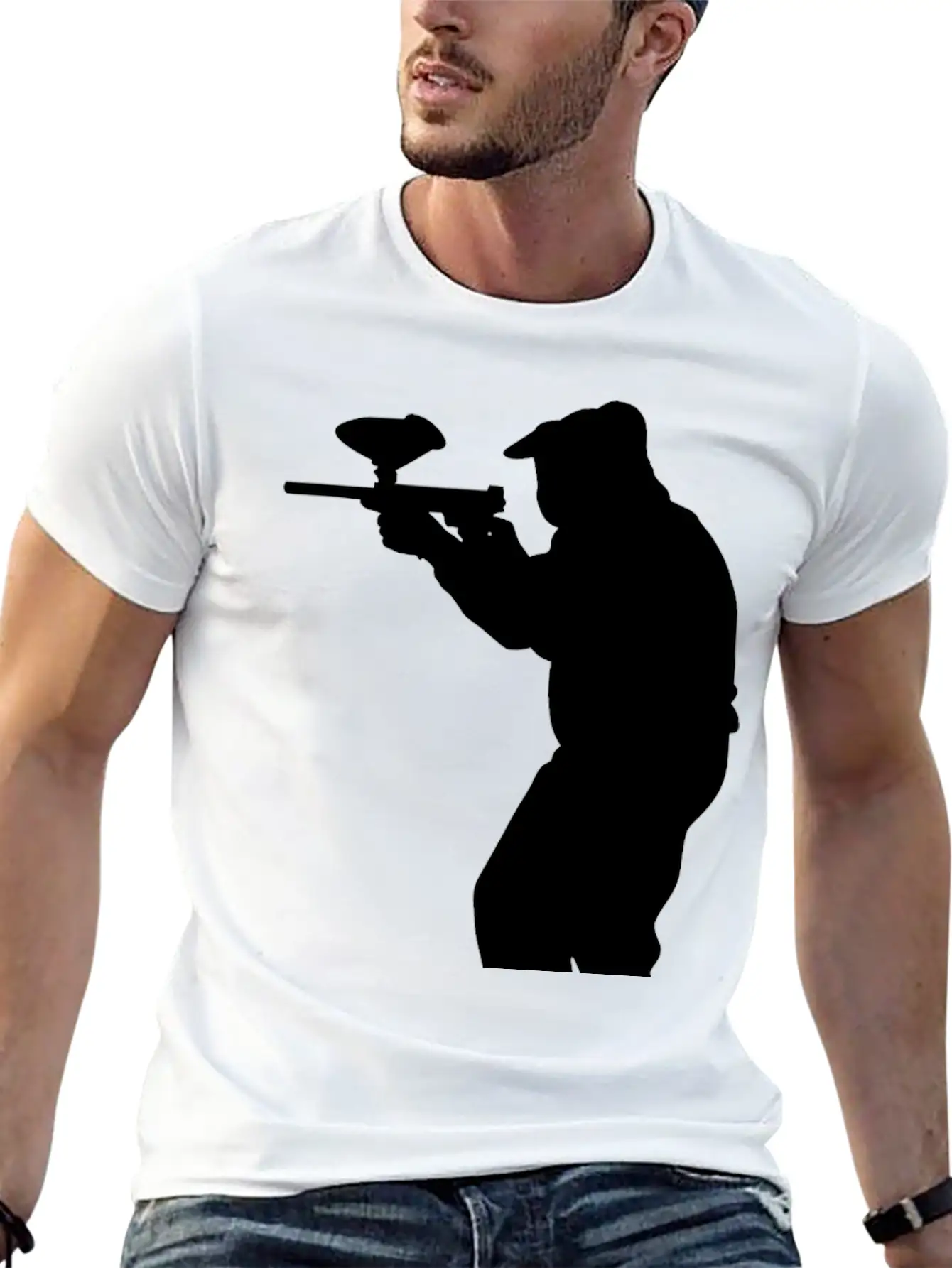 Paintball Gotcha Funsport Airsoft Softair Airgun Unisex Short Sleeve Soft Cotton T-Shirt – Casual Everyday Wear