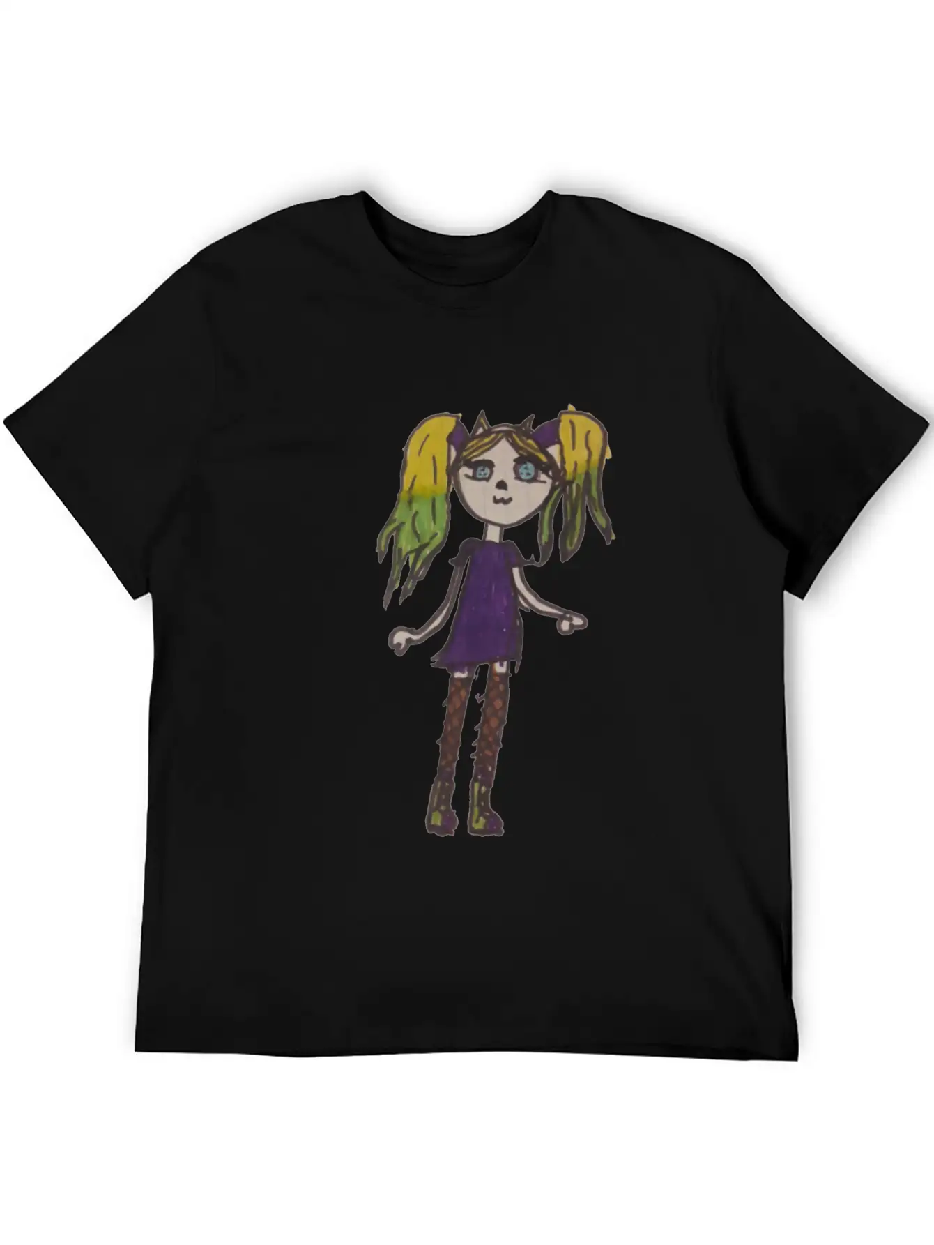 Painting Little Girl Stylish Everyday T-Shirt – Unisex Basic Cotton Tee