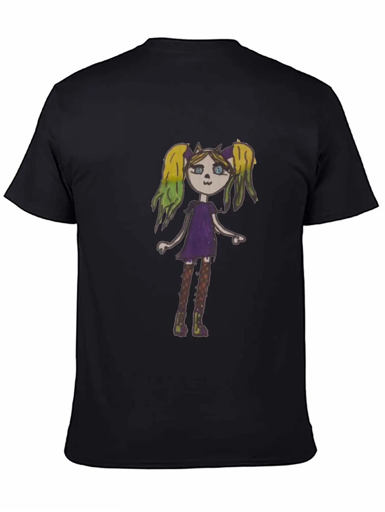 Painting Little Girl Stylish Everyday T-Shirt – Unisex Basic Cotton Tee