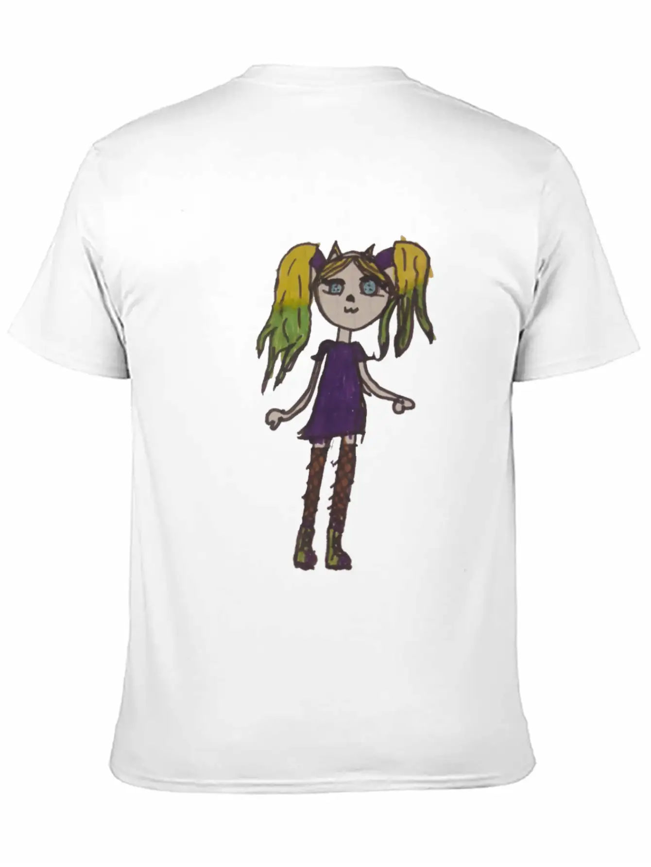 Painting Little Girl Stylish Everyday T-Shirt – Unisex Basic Cotton Tee