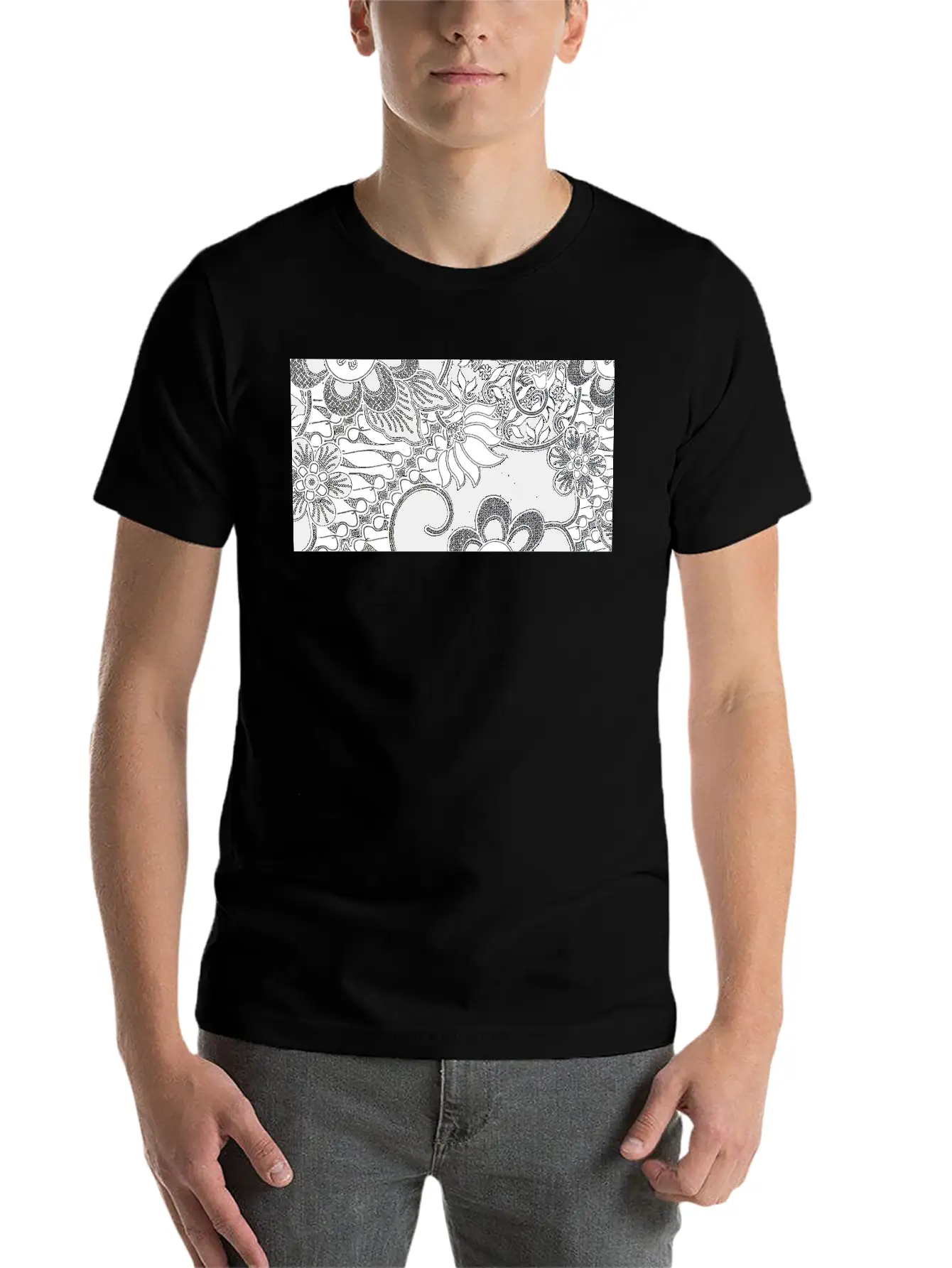 Paisley BATIK Bali Style Essential Unisex Summer Tee – Soft Cotton Casual Fit