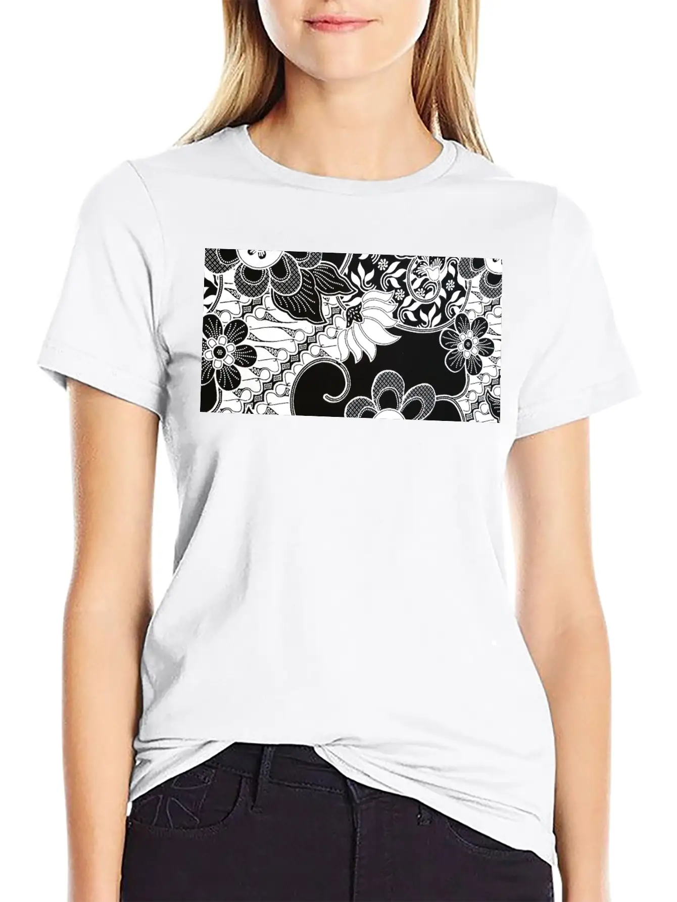 Paisley BATIK Bali Style Essential Unisex Summer Tee – Soft Cotton Casual Fit