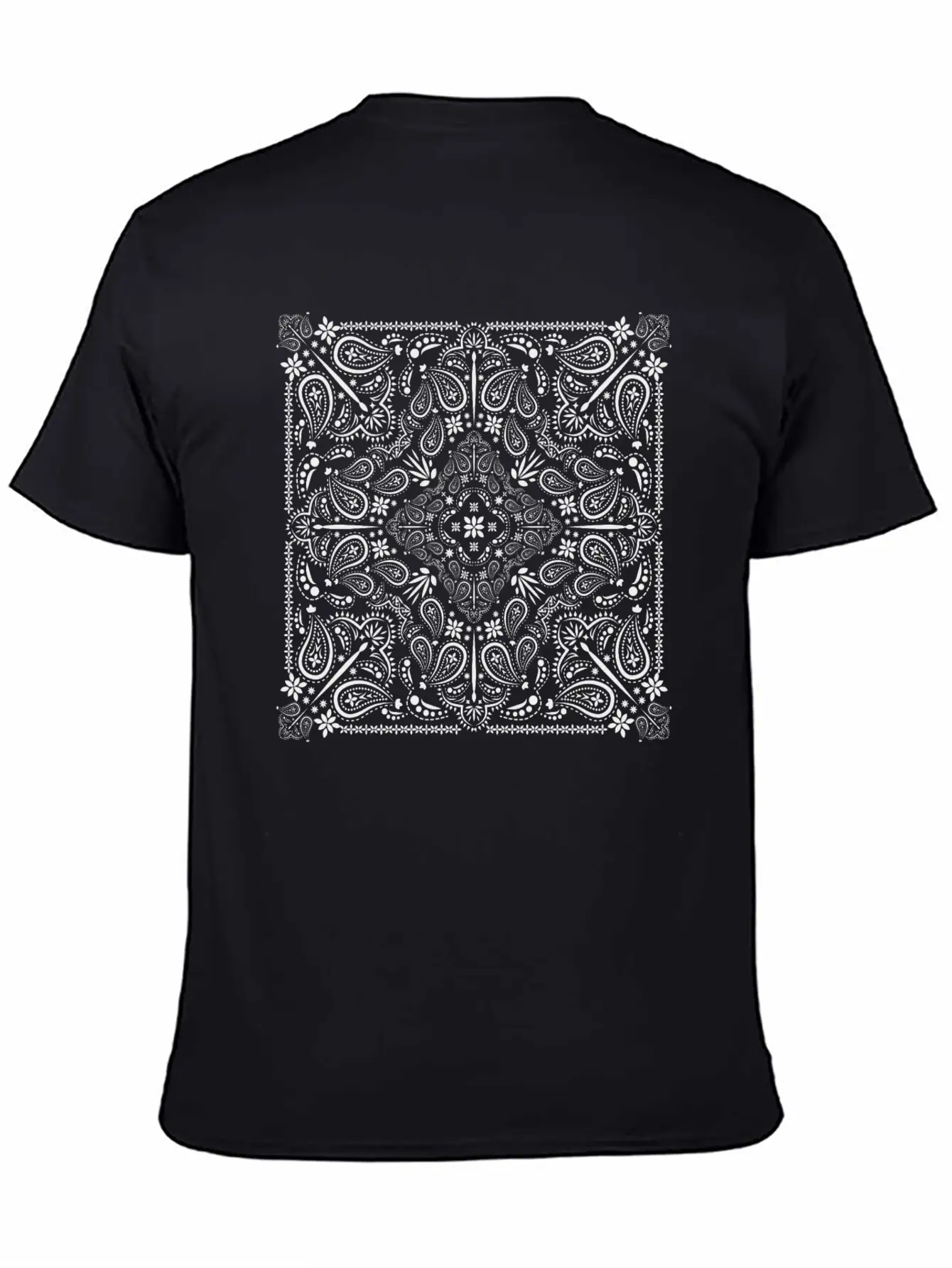 Paisley Pattern - Mandala, Mosaic, Flower Print Comfortable Minimalist Graphic Tee – Summer Style Essential