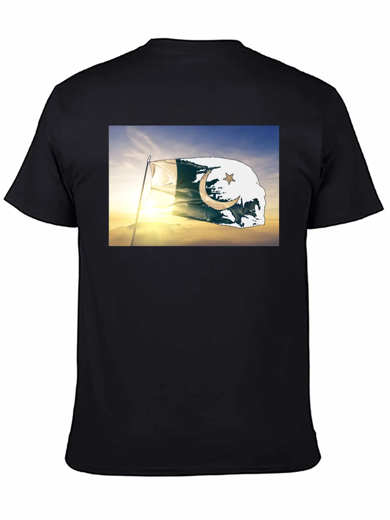Pakistani Flag Unisex Short Sleeve Soft Cotton T-Shirt – Casual Everyday Wear