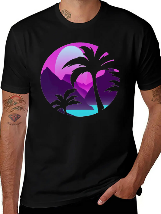 Palm And Sun Timeless Short Sleeve Tee – Comfy And Minimalist Design