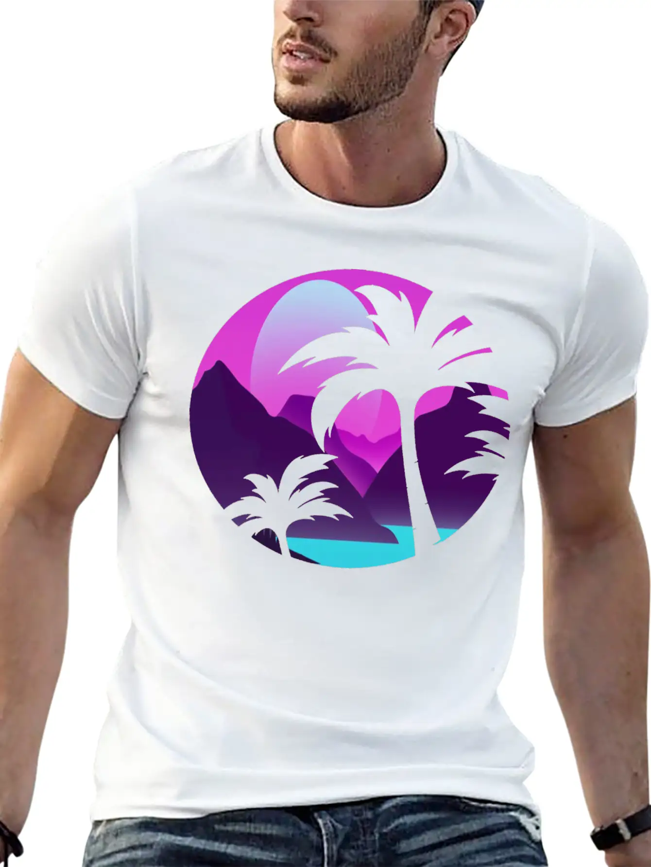 Palm And Sun Timeless Short Sleeve Tee – Comfy And Minimalist Design