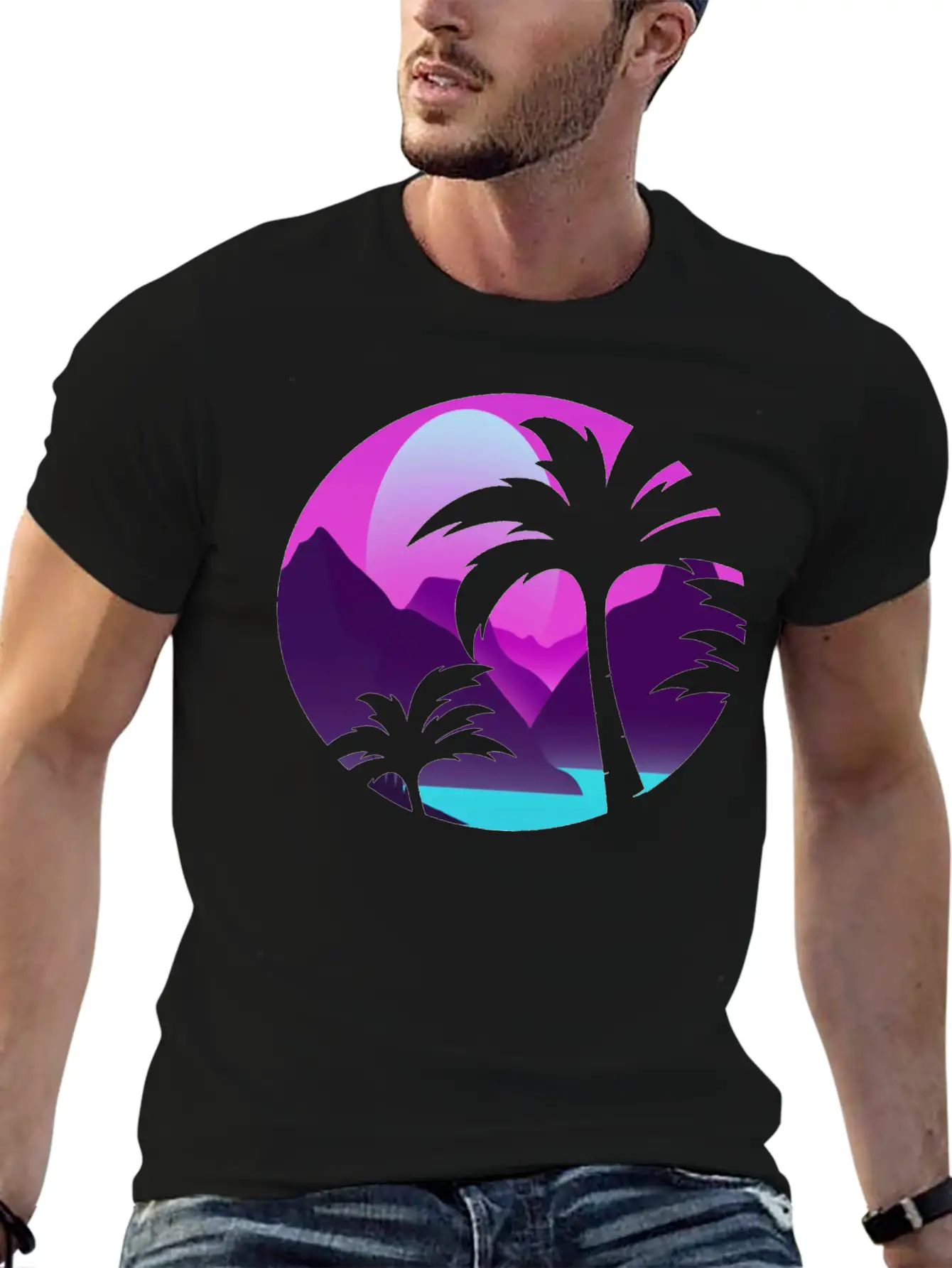 Palm And Sun Timeless Short Sleeve Tee – Comfy And Minimalist Design