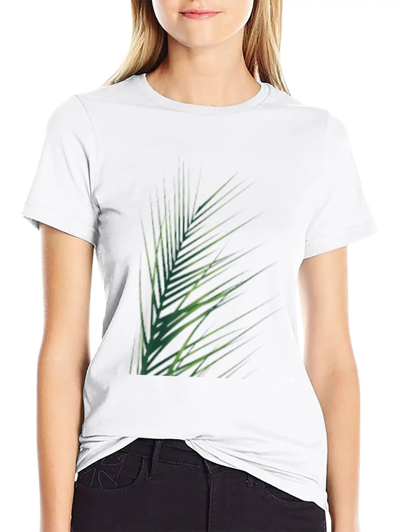 Palm Leaf Stylish Everyday T-Shirt – Unisex Basic Cotton Tee