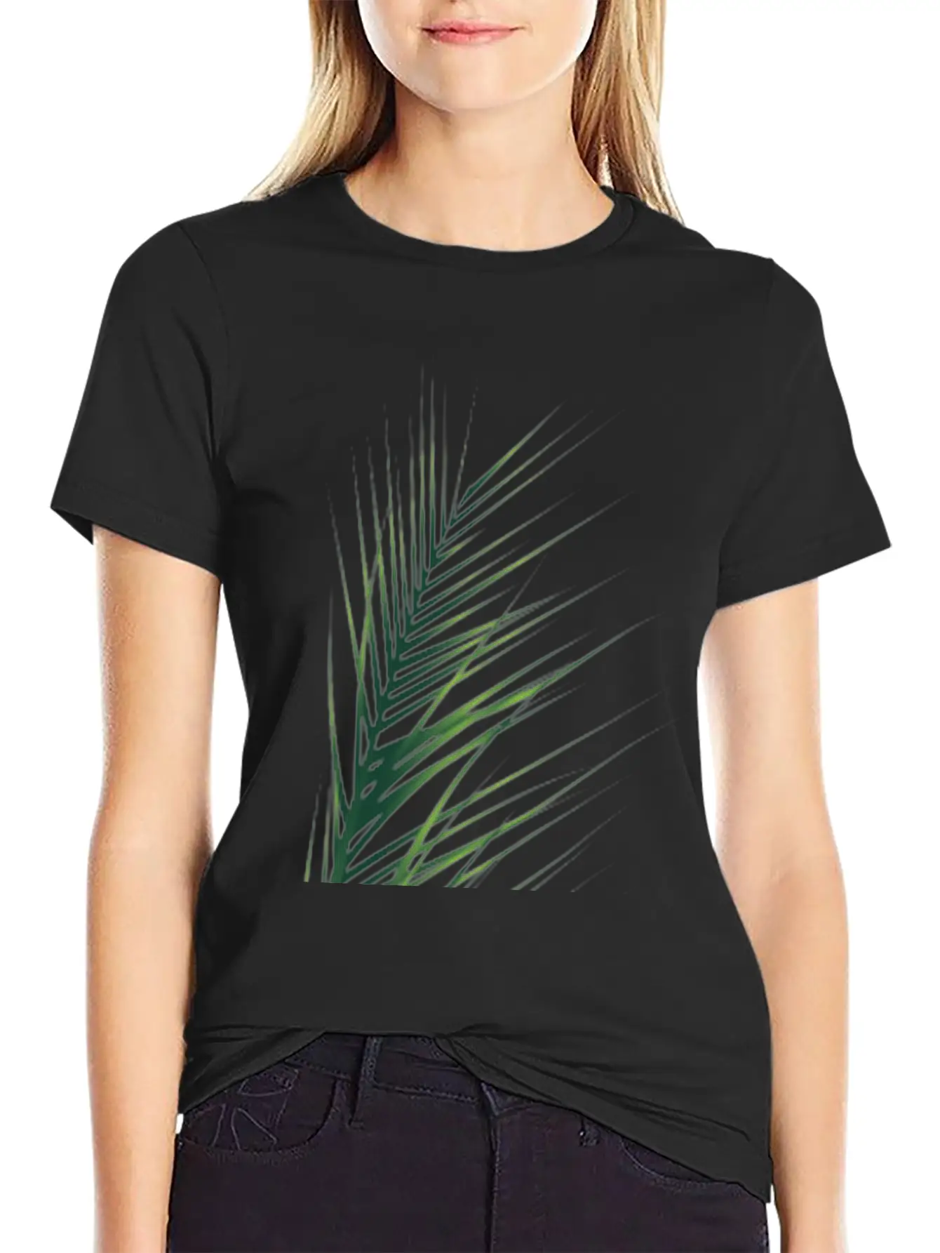 Palm Leaf Stylish Everyday T-Shirt – Unisex Basic Cotton Tee