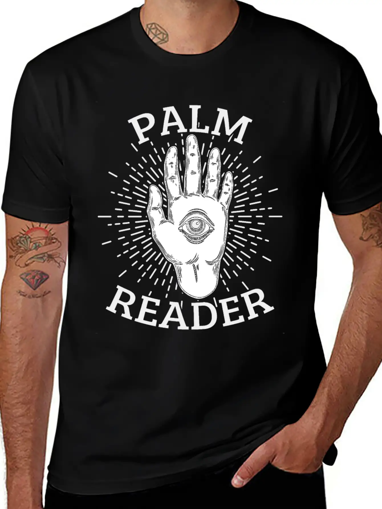 Palm Reader Essential Unisex Summer Tee – Soft Cotton Casual Fit