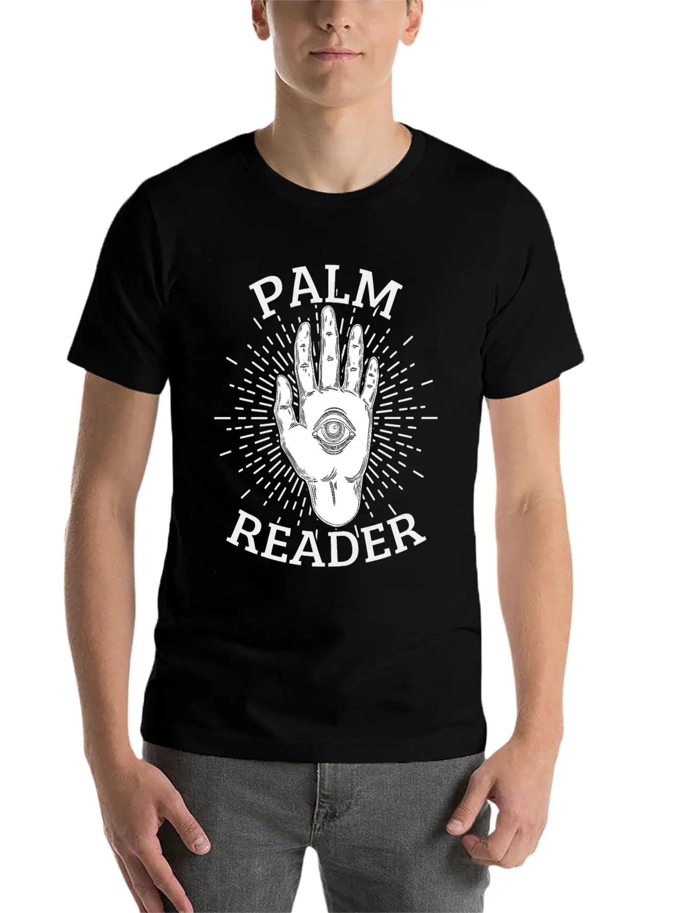 Palm Reader Essential Unisex Summer Tee – Soft Cotton Casual Fit