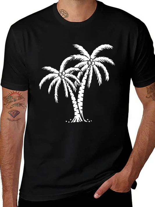 Palm Tree Timeless Short Sleeve Tee – Comfy And Minimalist Design